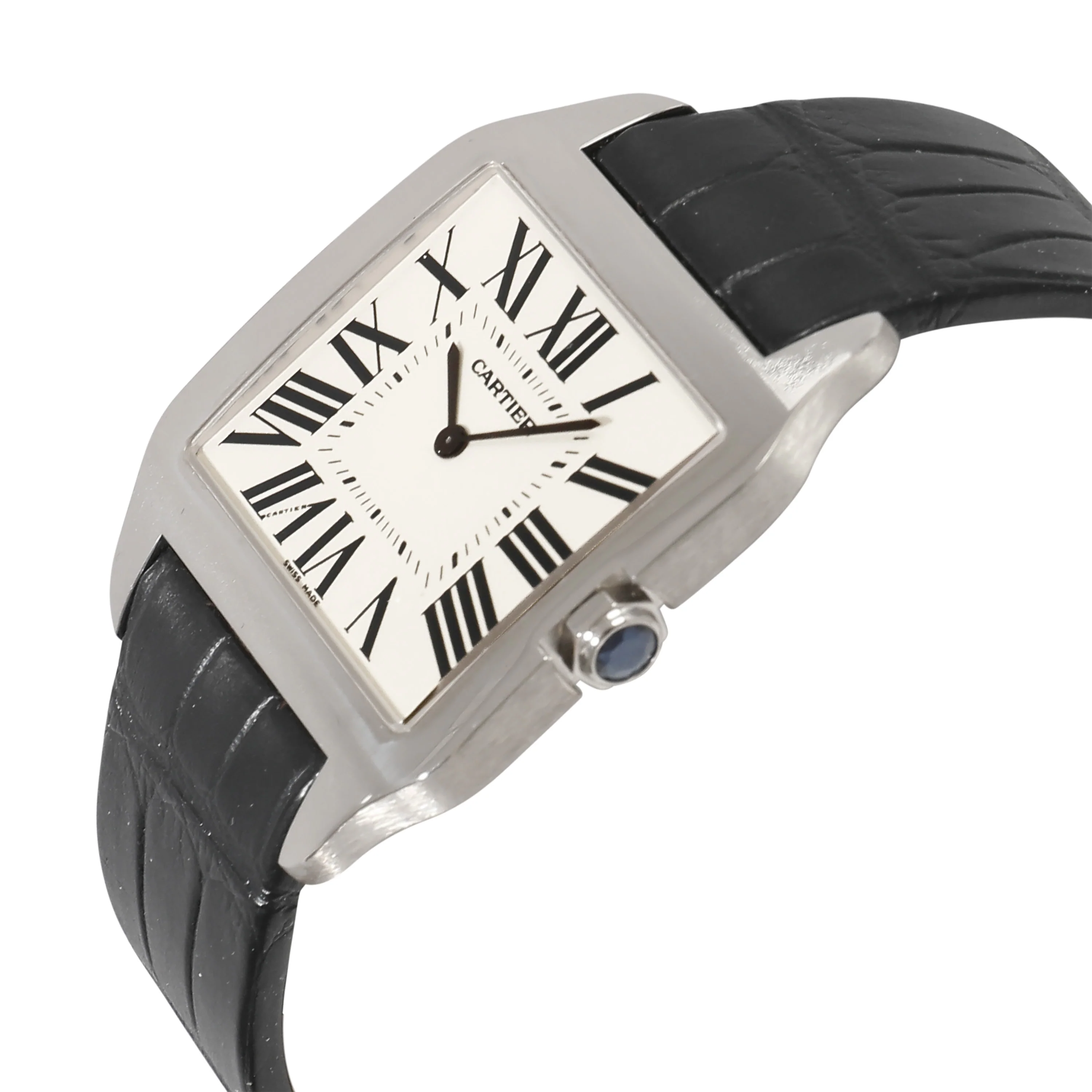 Cartier Santos-Dumont W2007051 Mens Watch in 18kt White Gold - Image 3