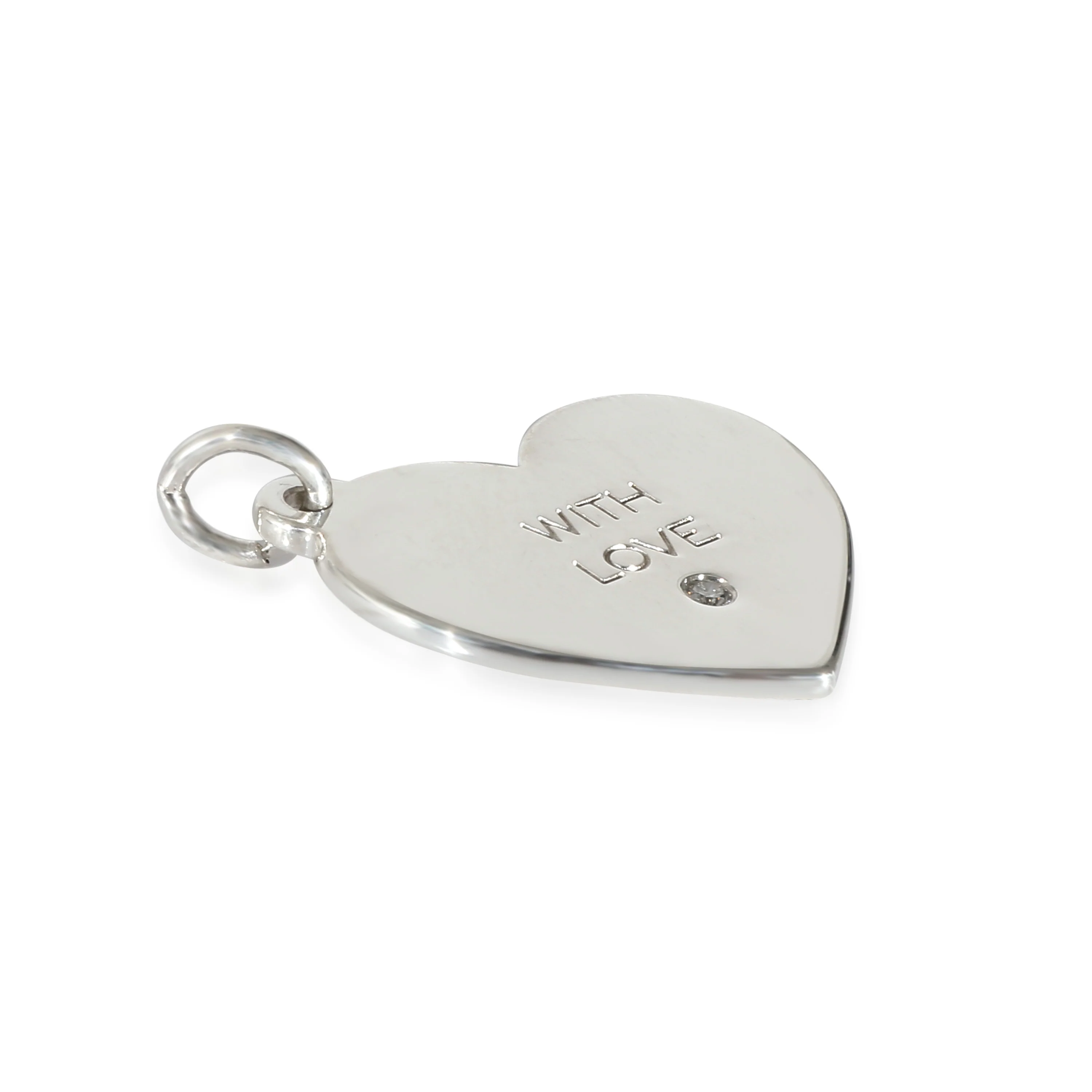 Tiffany & Co. Diamond Charm in Sterling Silver 0.02 CTW - Image 2