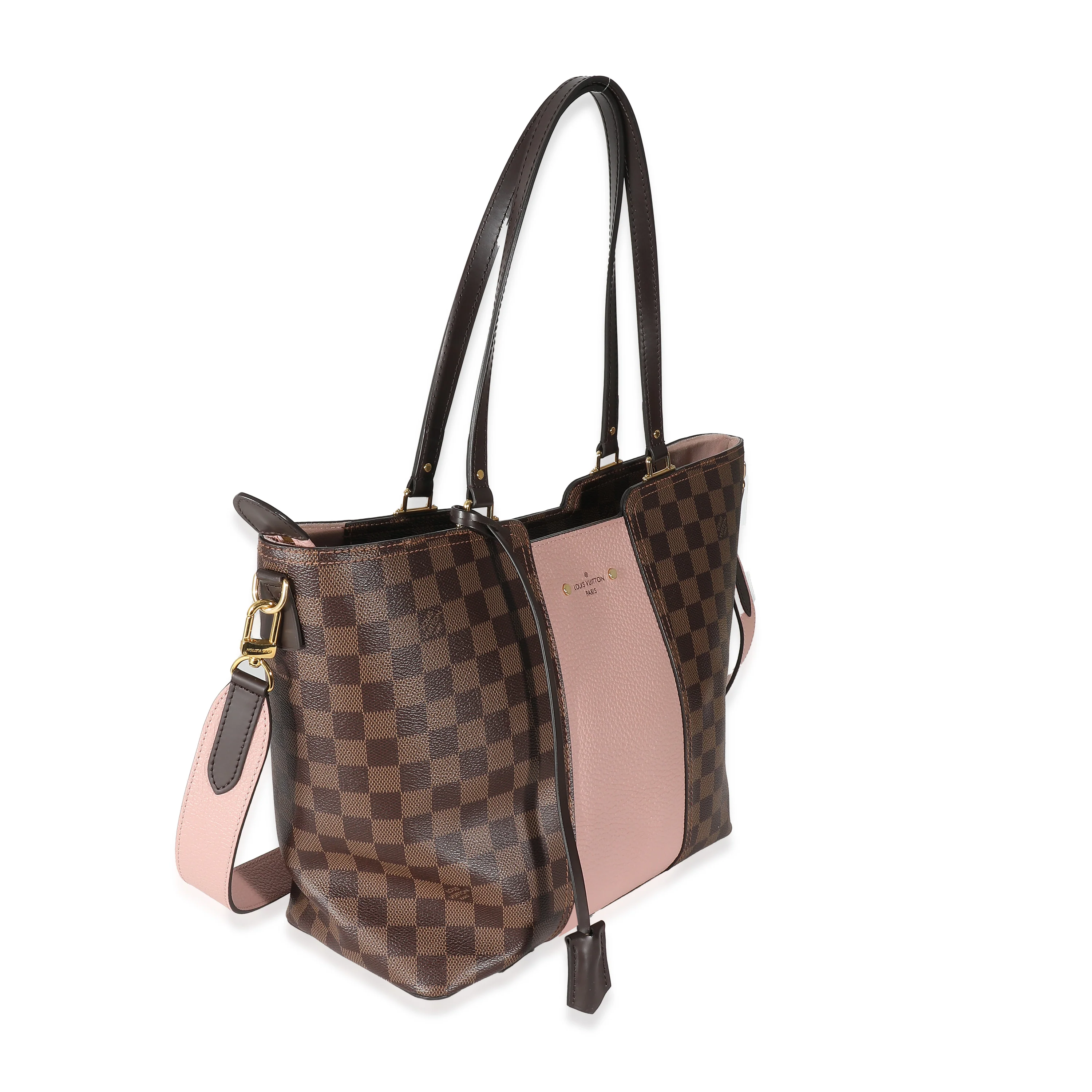 Louis Vuitton Magnolia Damier Ebene Canvas Jersey Tote - Image 3