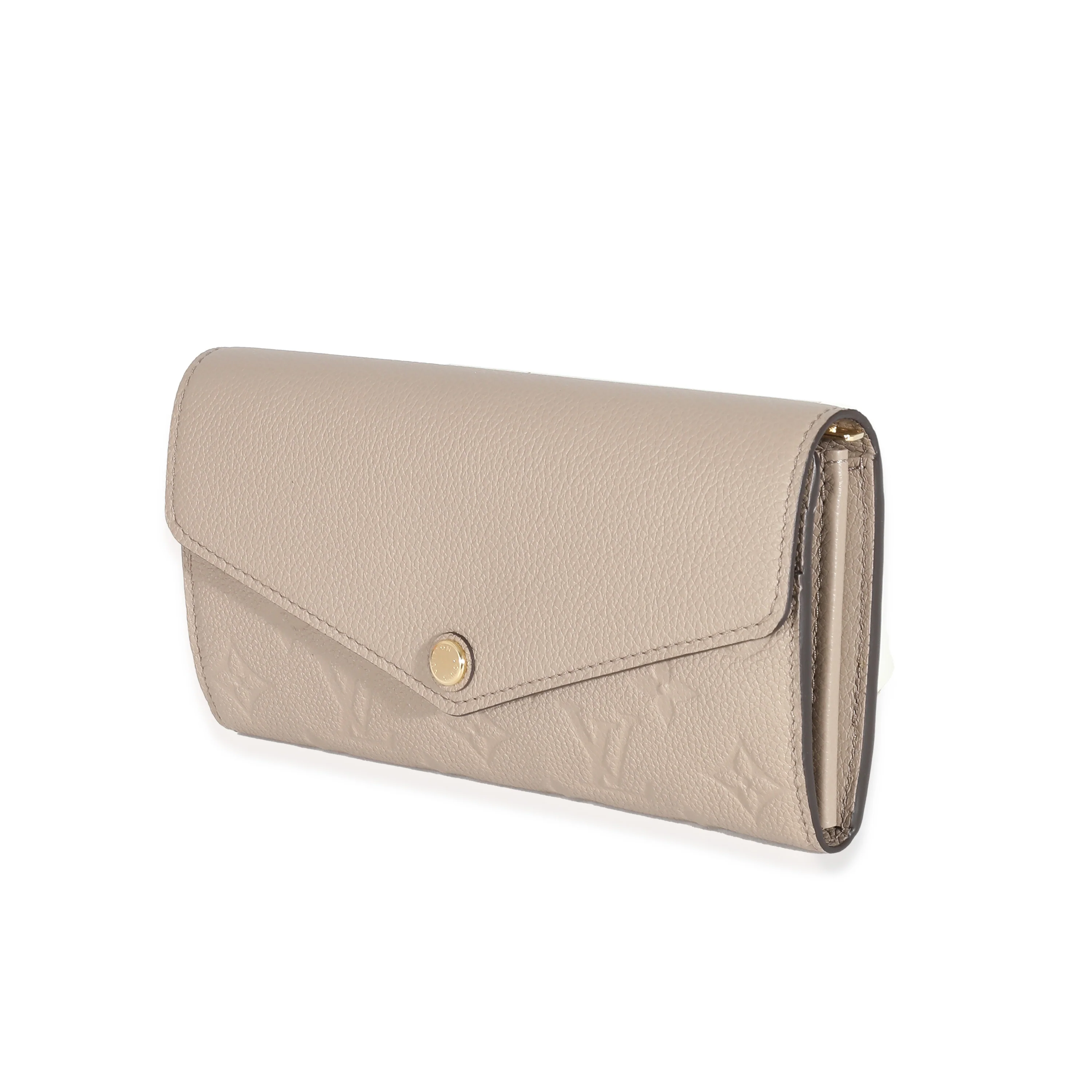 Louis Vuitton Tourterelle Monogram Empreinte Sarah Wallet - Image 2