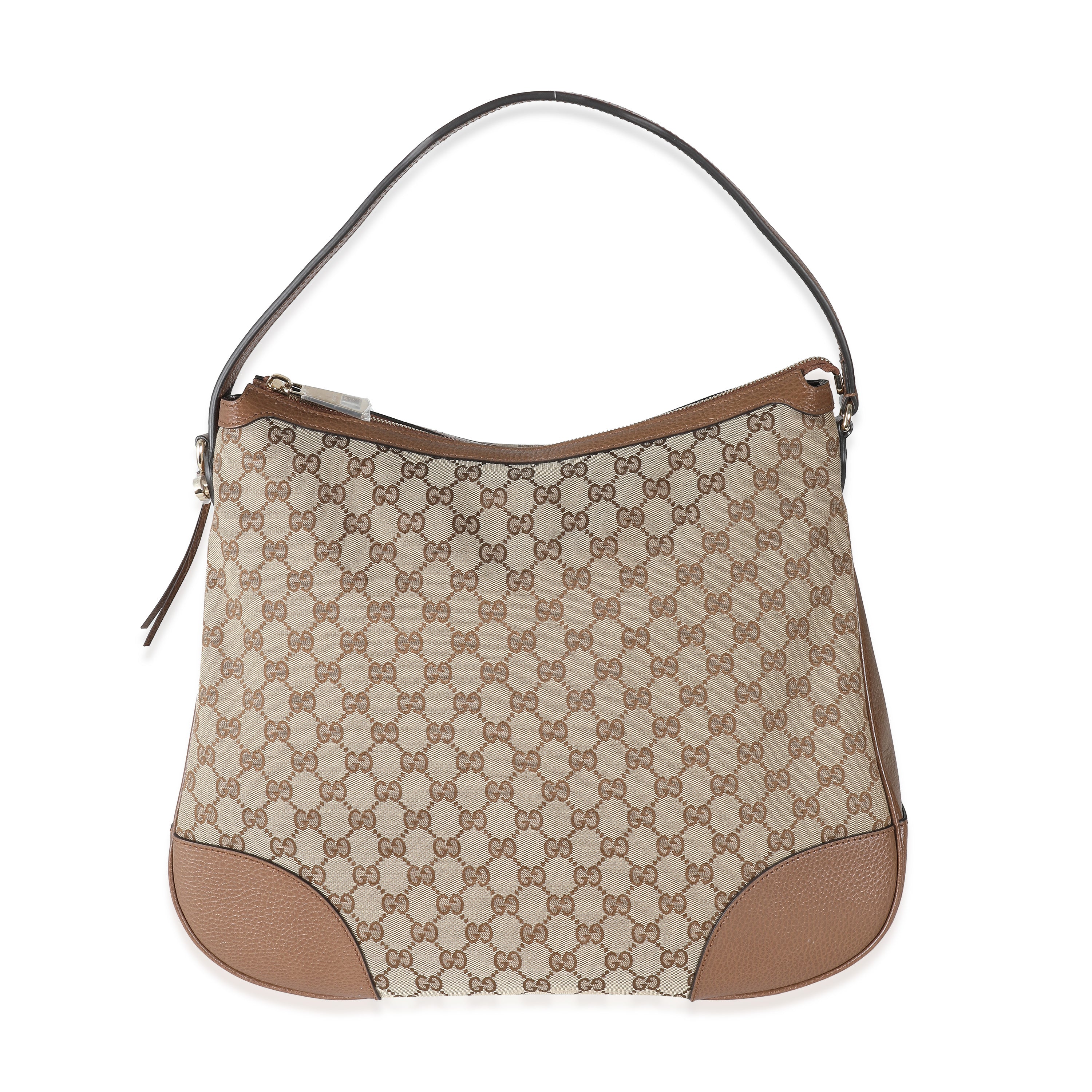 Gucci Brown GG Canvas Large Margaux Hobo