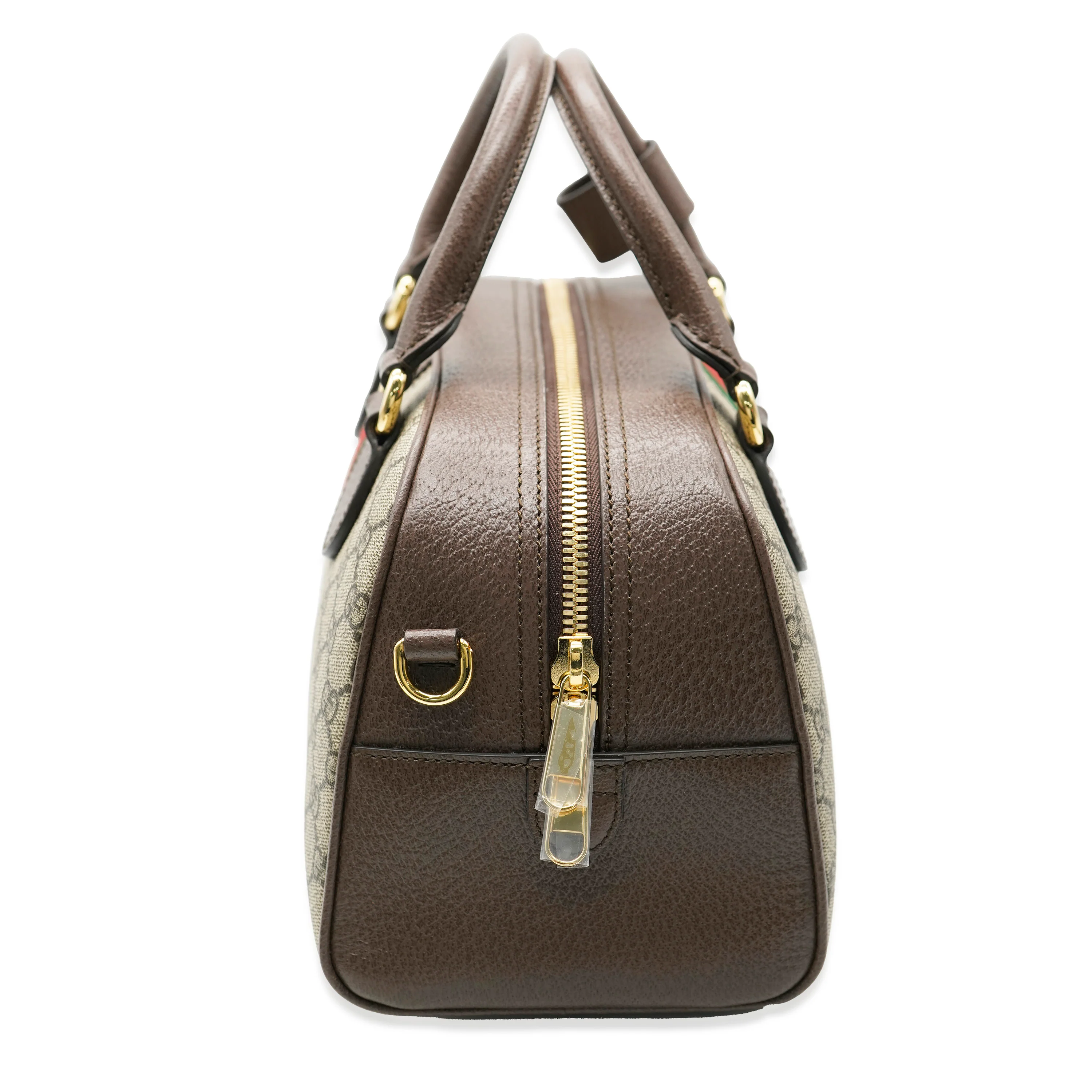 Gucci Beige GG Canvas Savoy Medium Bowling Bag - Image 7