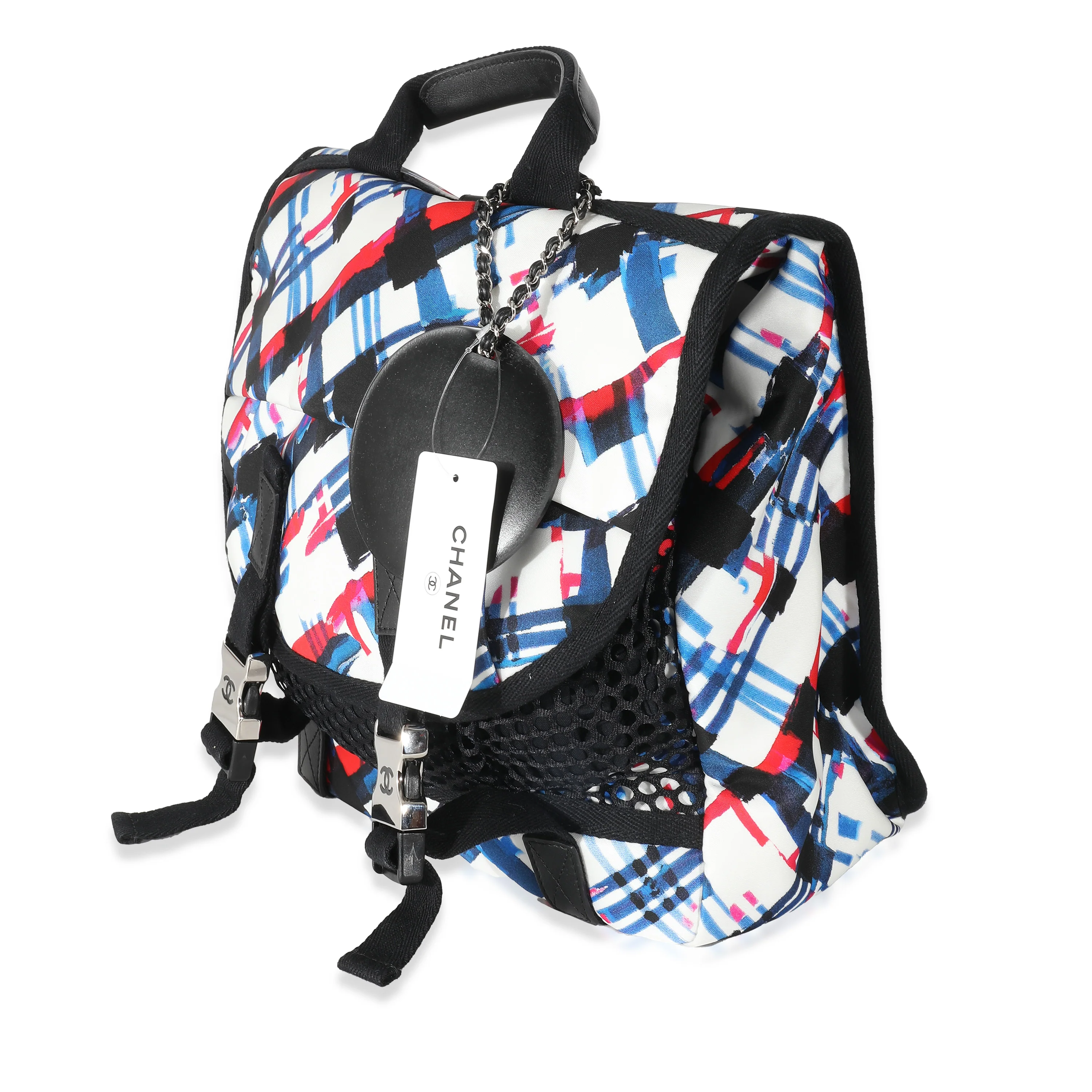 Blue White Red Nylon Airline Backpack - Image 2