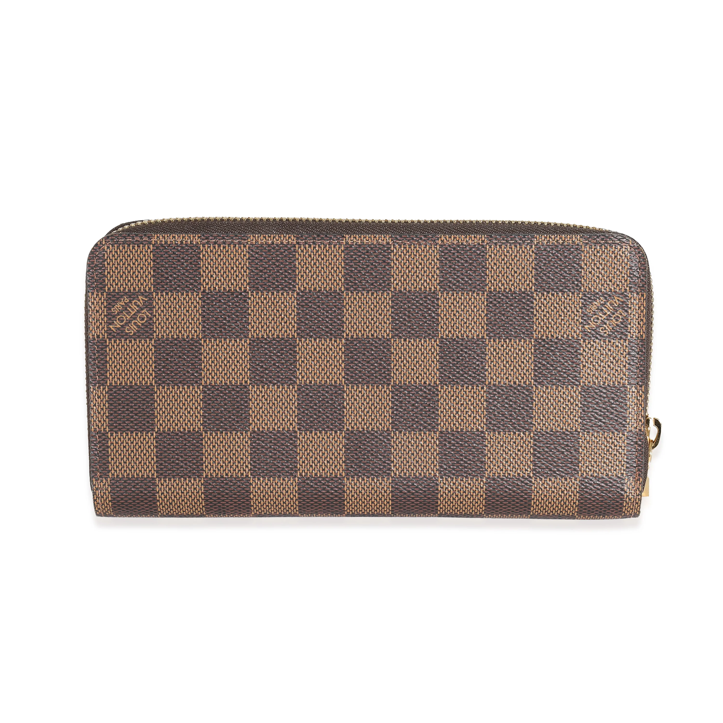 Louis Vuitton Damier Ebene Canvas Zippy Wallet - Image 4