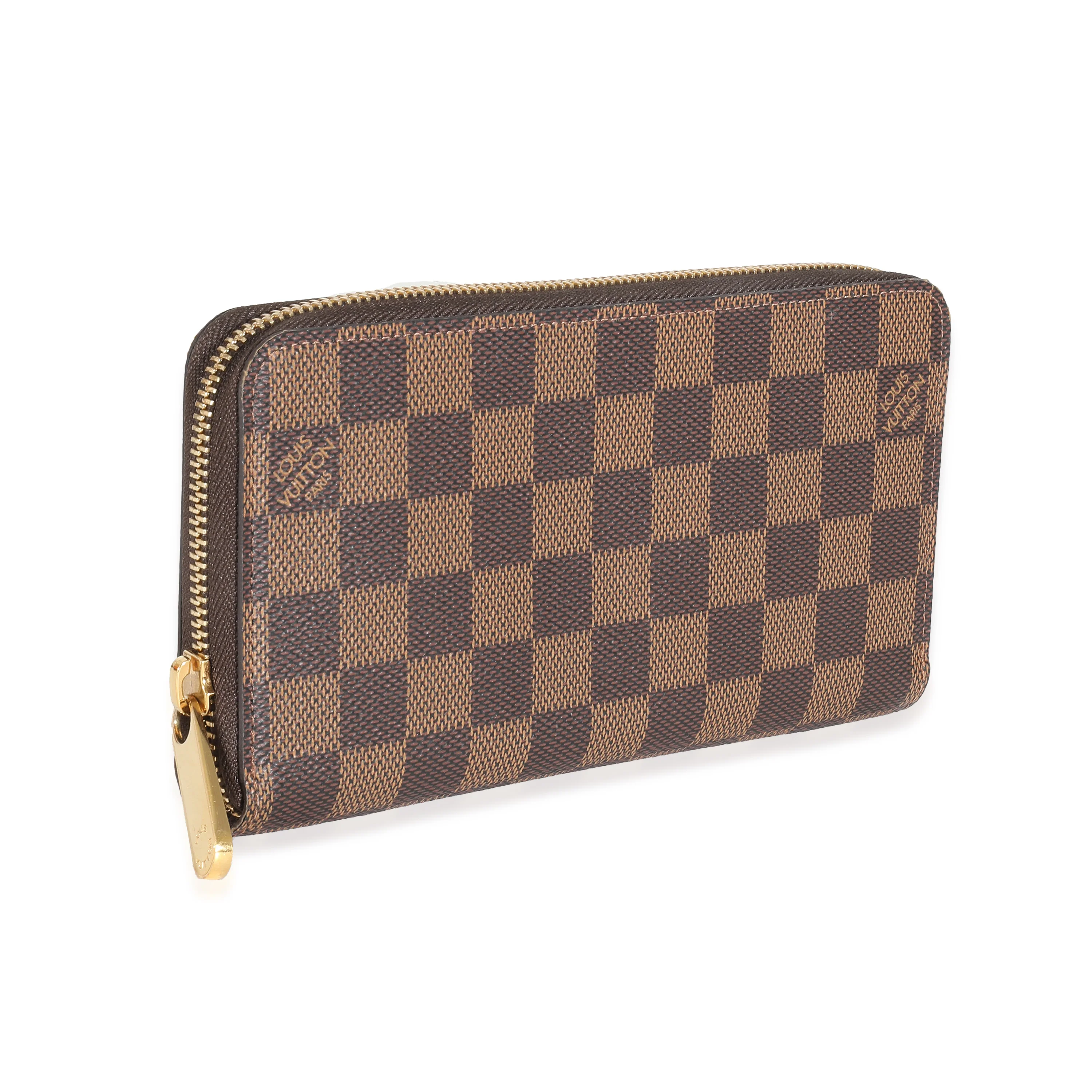 Louis Vuitton Damier Ebene Canvas Zippy Wallet - Image 7
