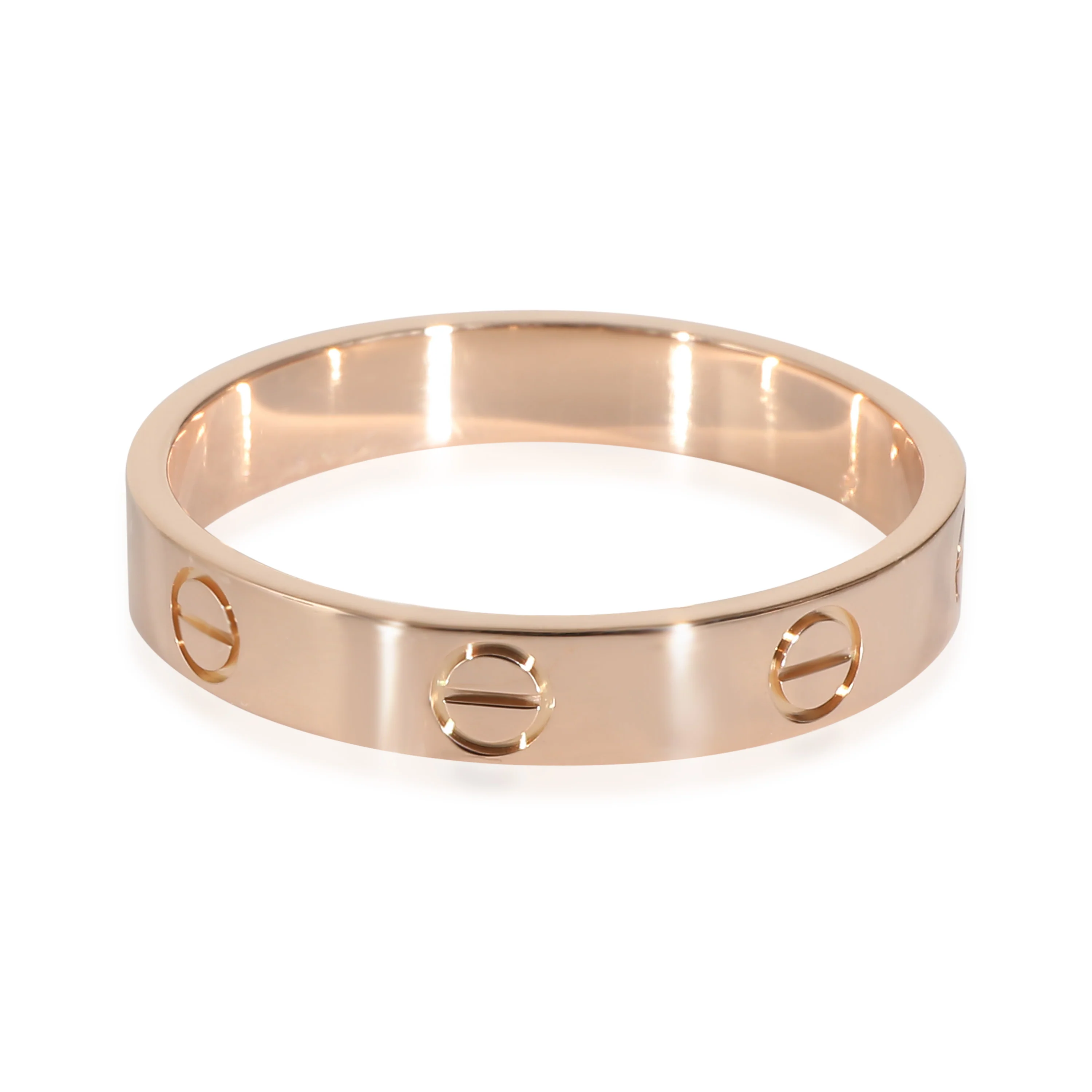 Love Wedding Band in 18K Rose Gold - Image 3
