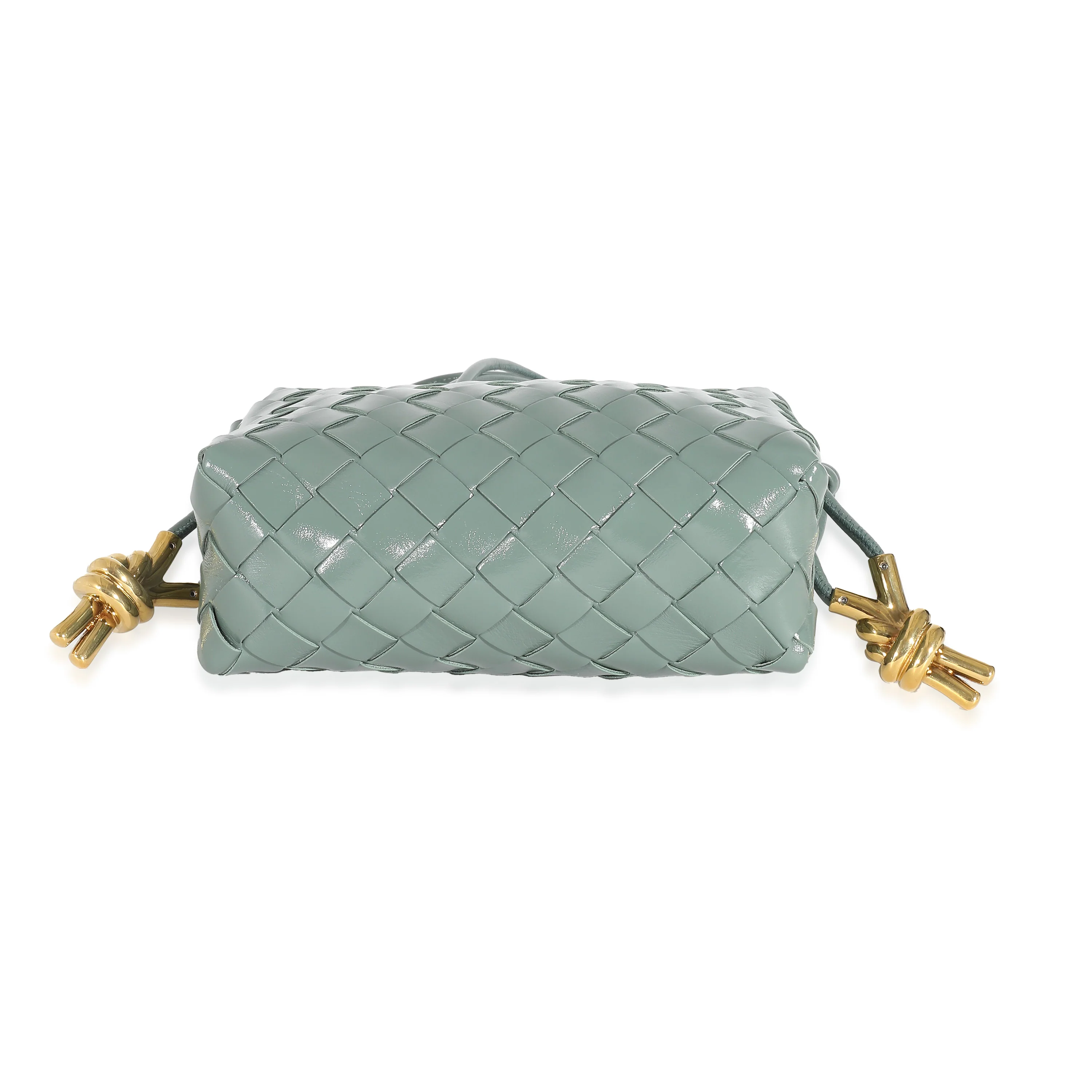 Bottega Veneta Aloe Patent Intrecciato Mini Loop Camera - Image 4