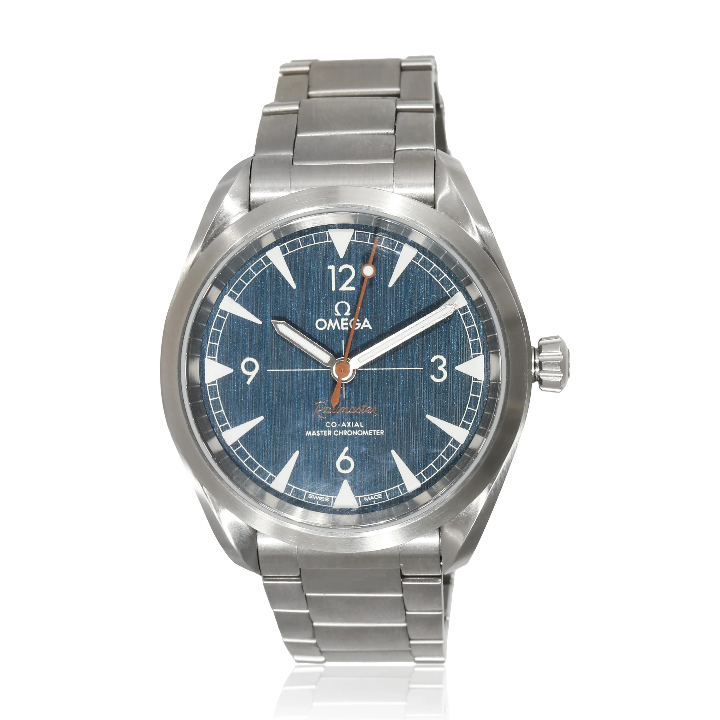 220.10.40.20.03.001 Seamaster Railmaster Mens Watch in Stainless Steel