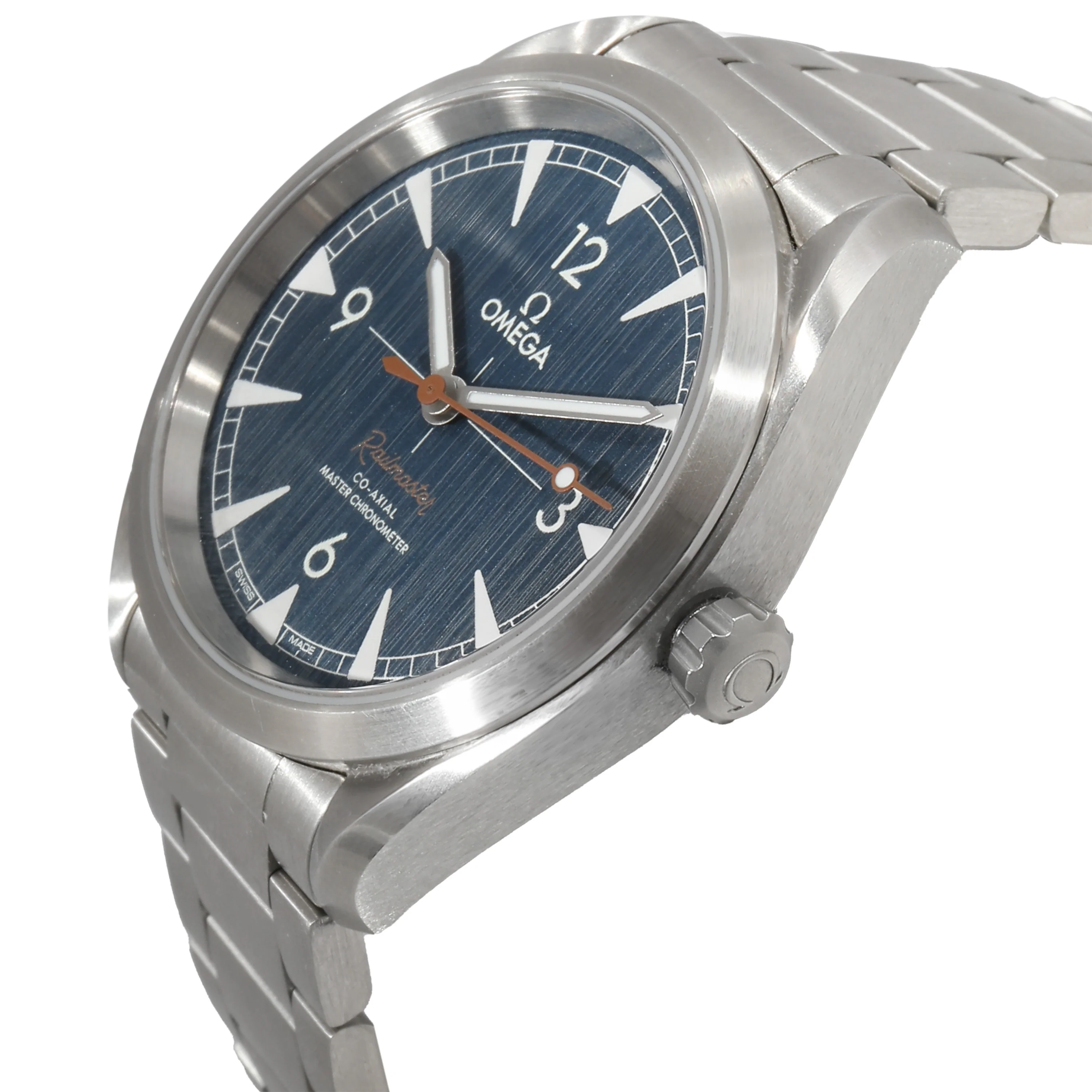 220.10.40.20.03.001 Seamaster Railmaster Mens Watch in Stainless Steel - Image 3