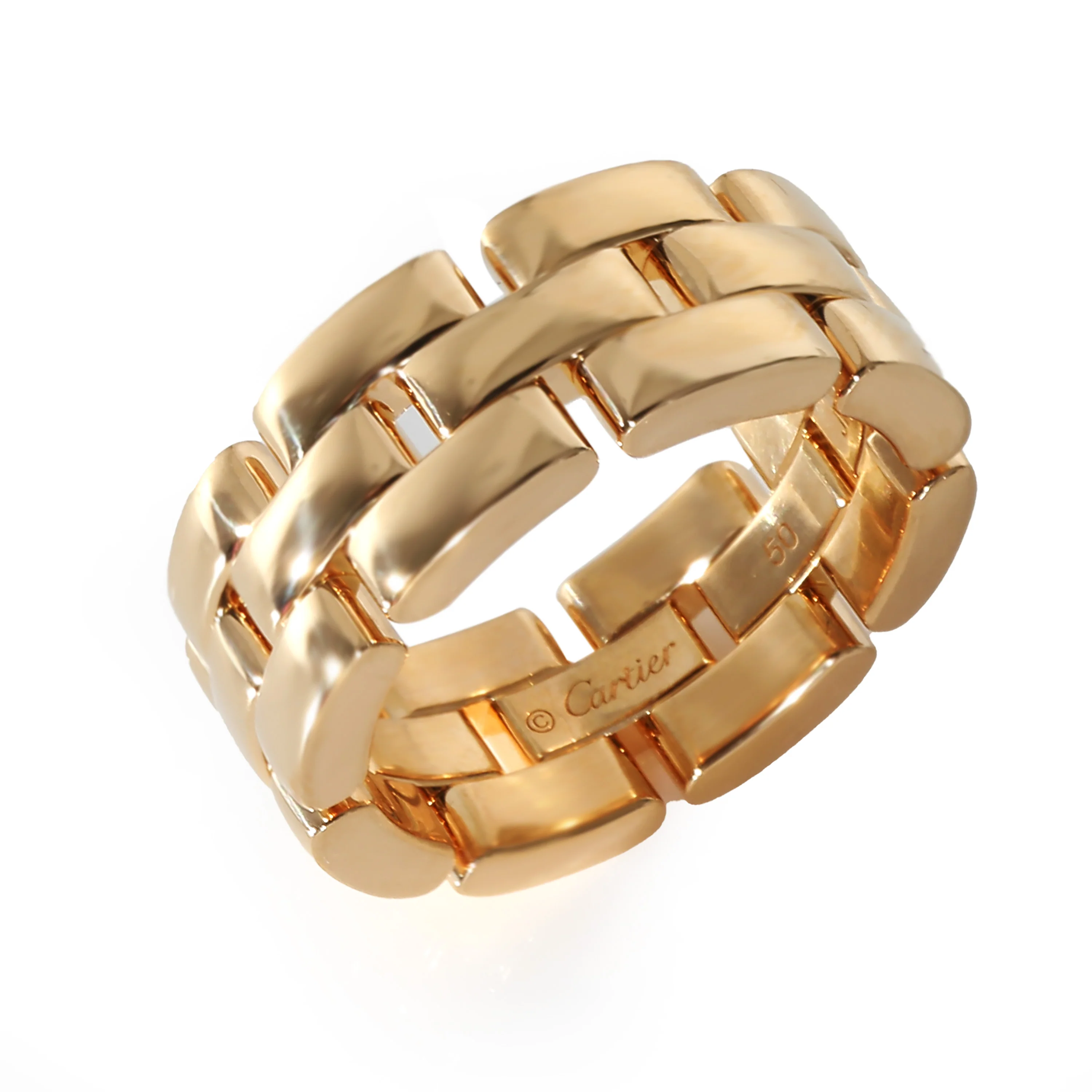 Maillon Panthere Ring (Yellow Gold) - Image 2