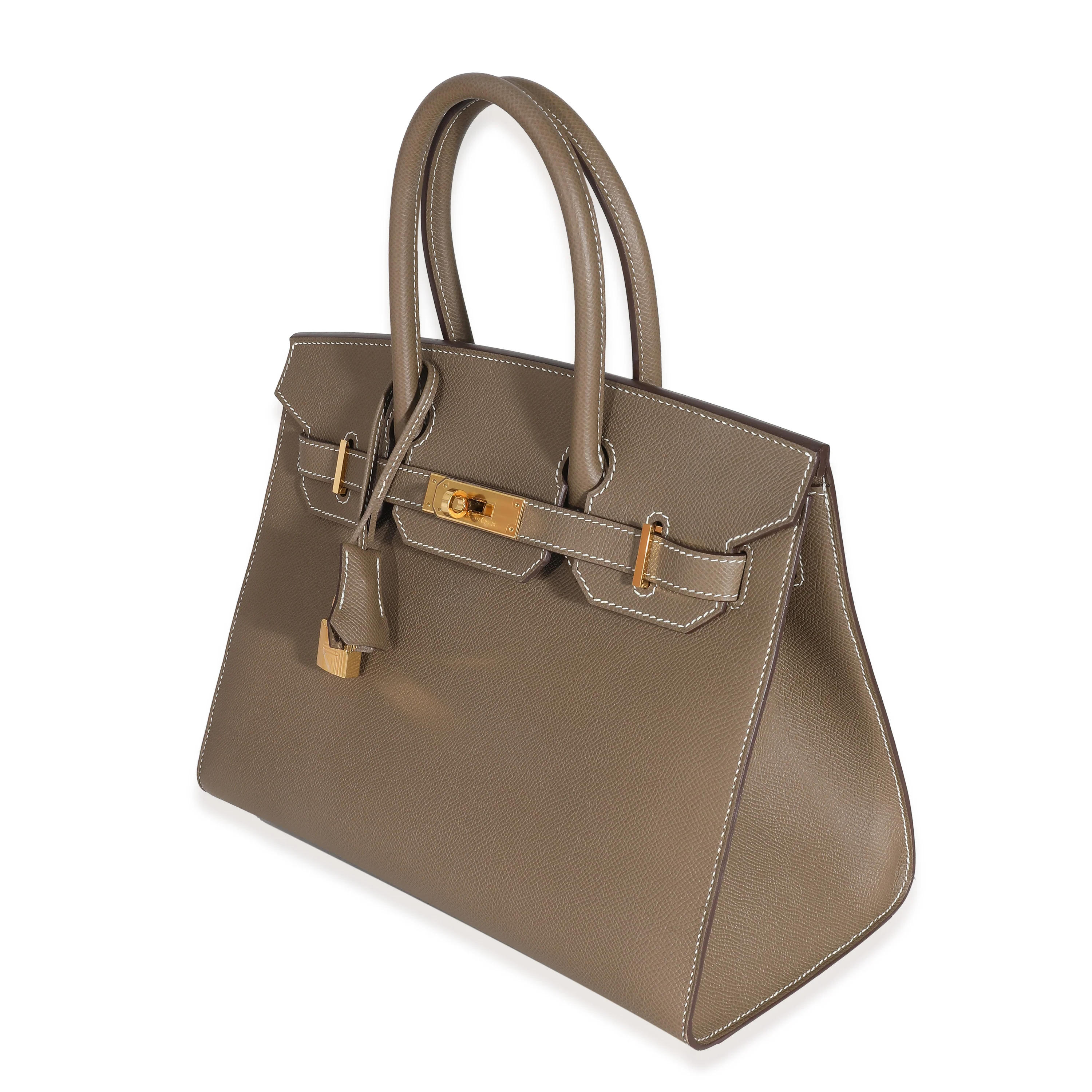 Hermès Etoupe Epsom Sellier Birkin 30 GHW - Image 2