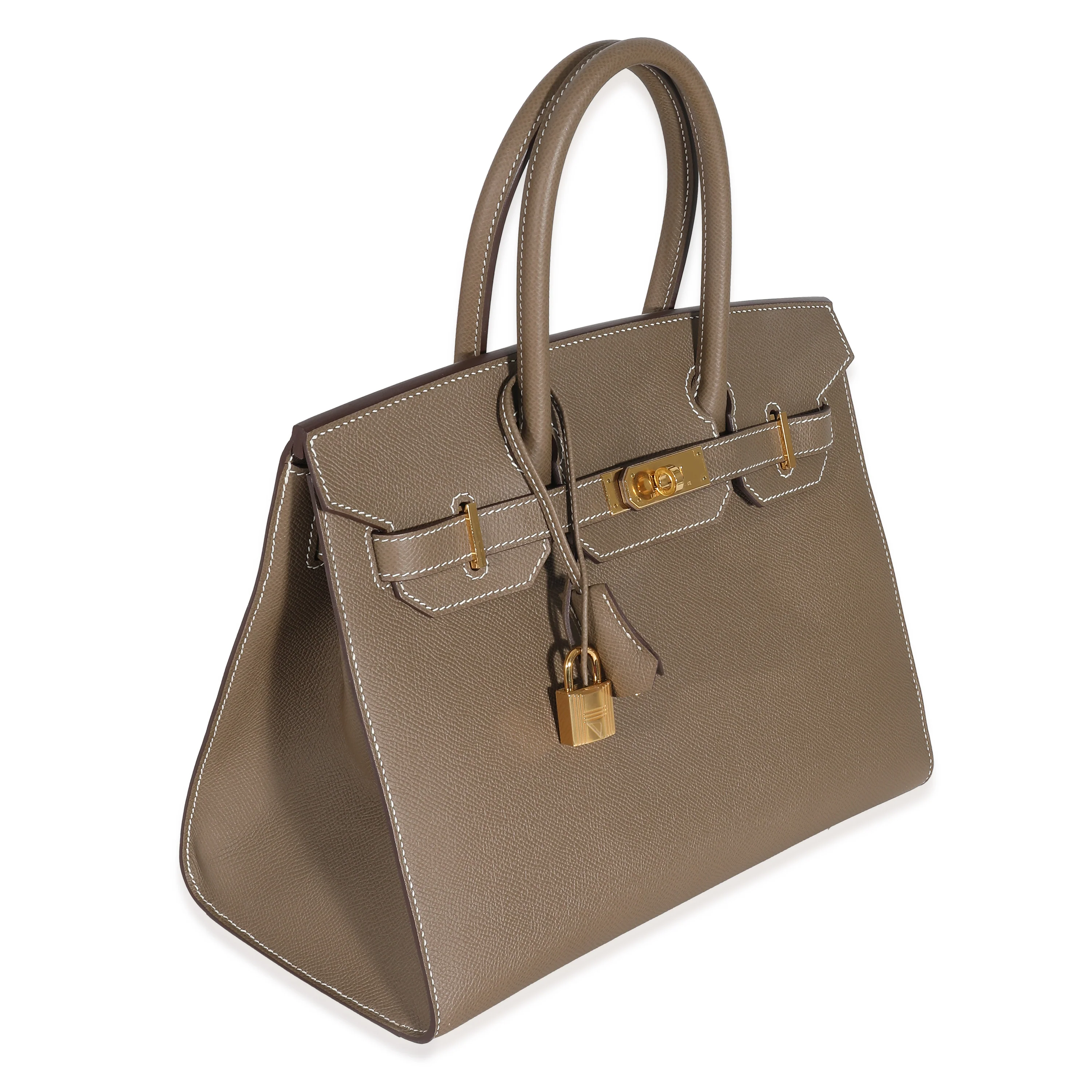 Hermès Etoupe Epsom Sellier Birkin 30 GHW - Image 3