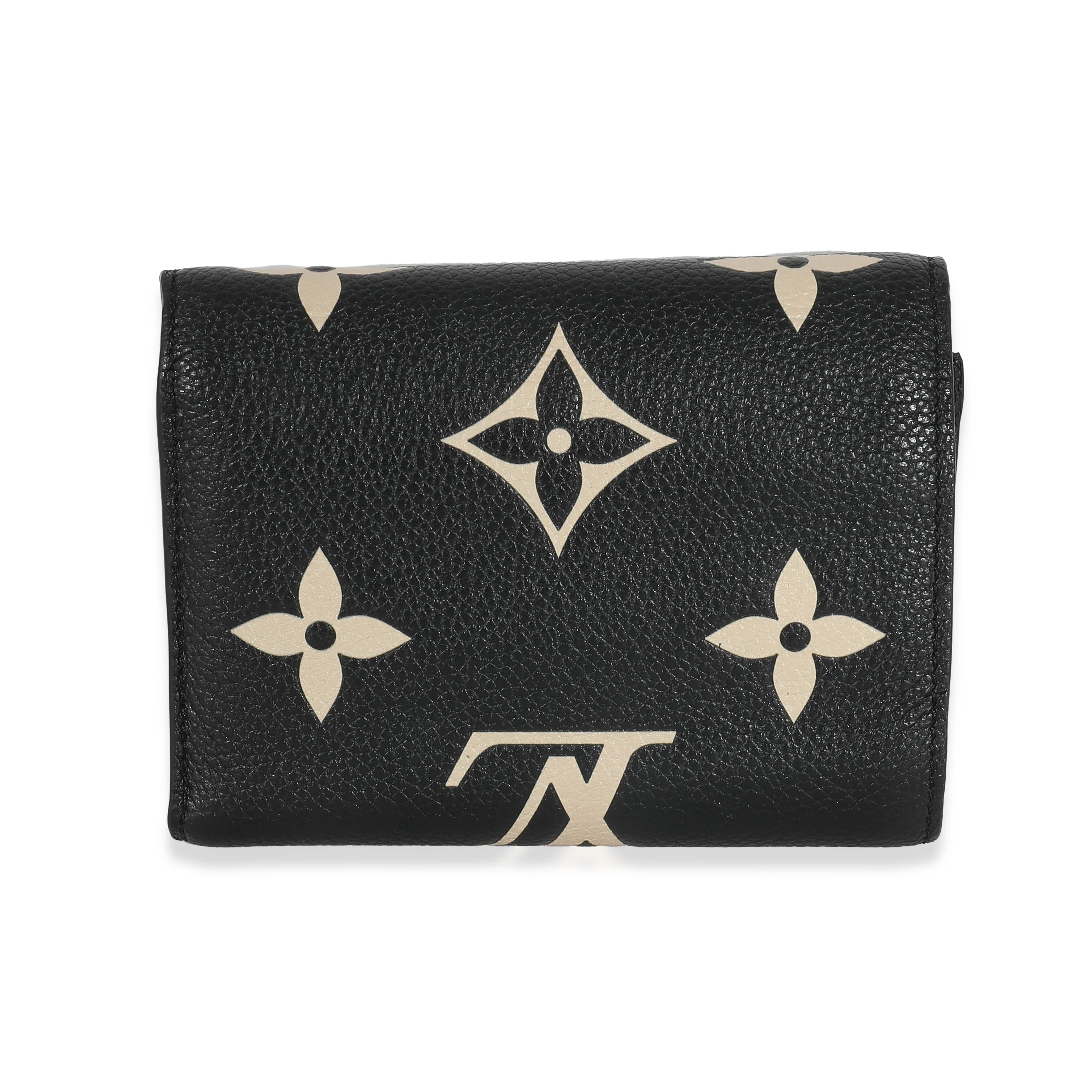 Black Beige Bicolor Giant Monogram Empreinte Victorine Wallet - Image 5