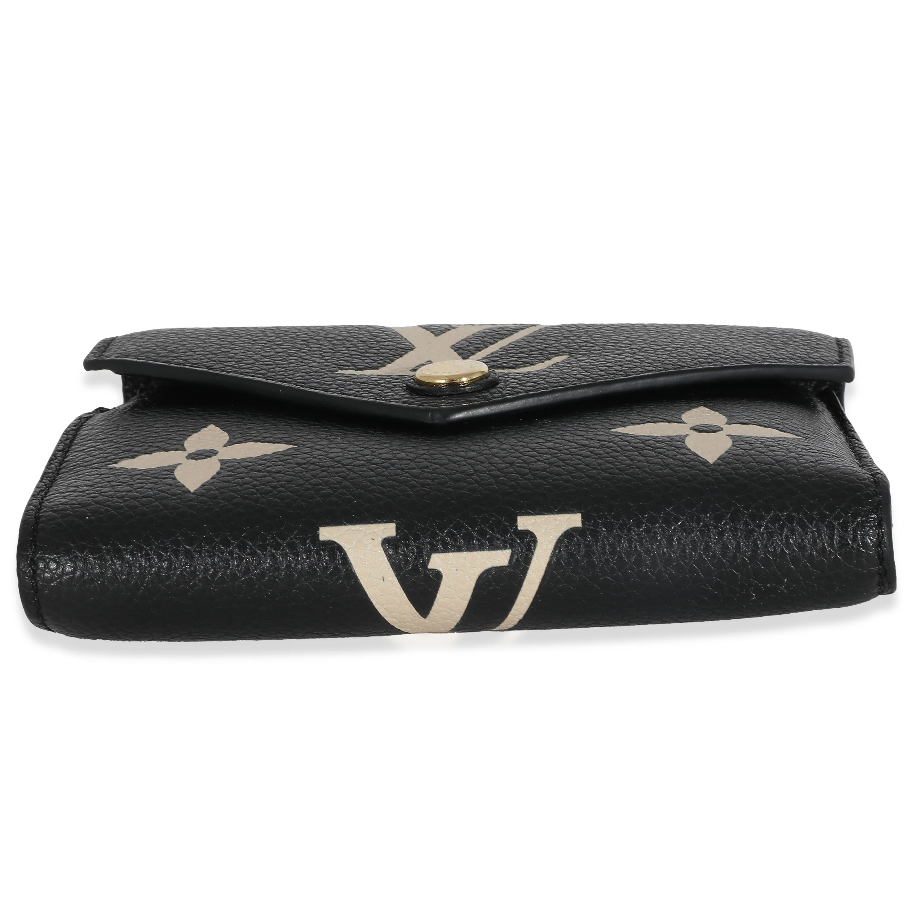 Black Beige Bicolor Giant Monogram Empreinte Victorine Wallet - Image 7