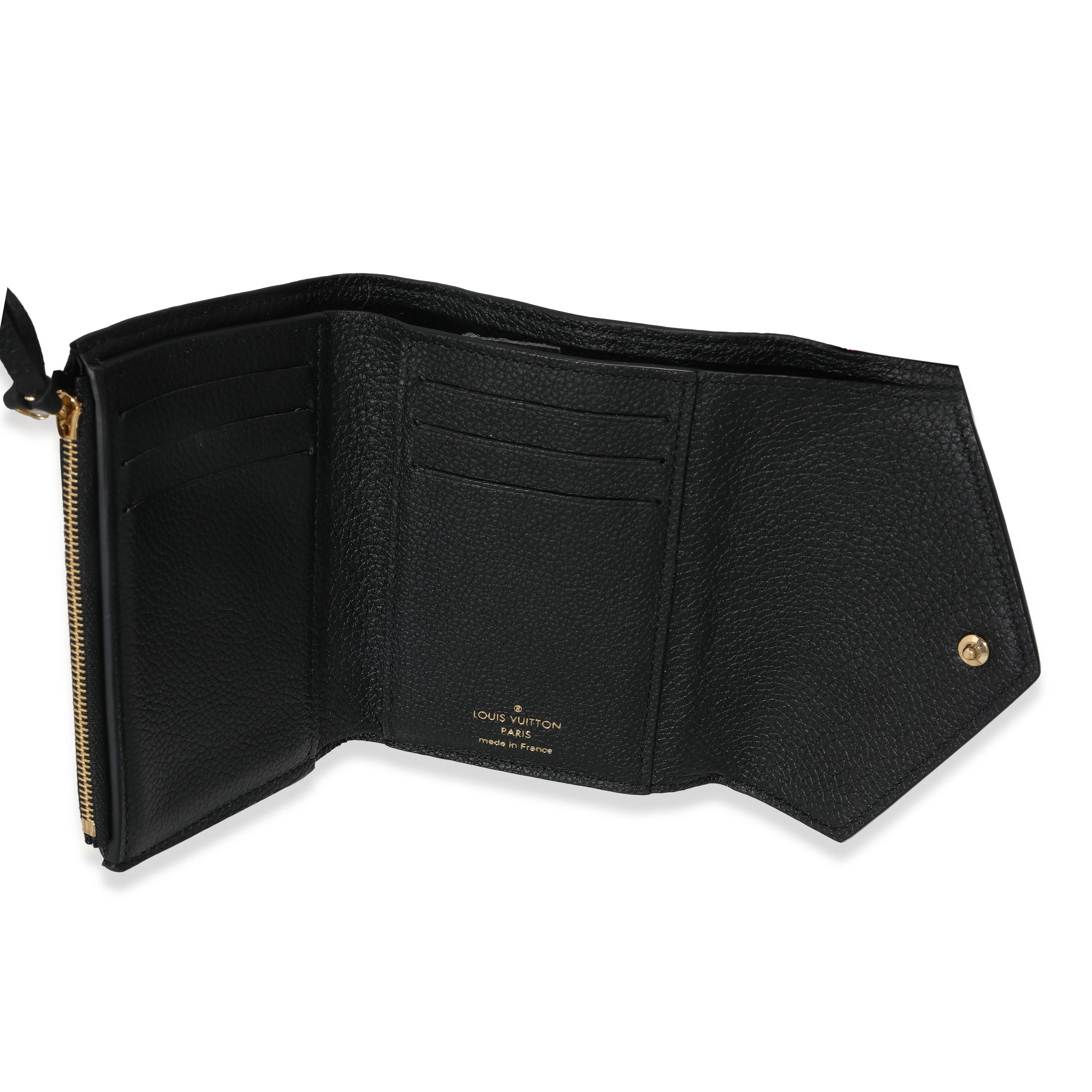 Black Beige Bicolor Giant Monogram Empreinte Victorine Wallet - Image 8
