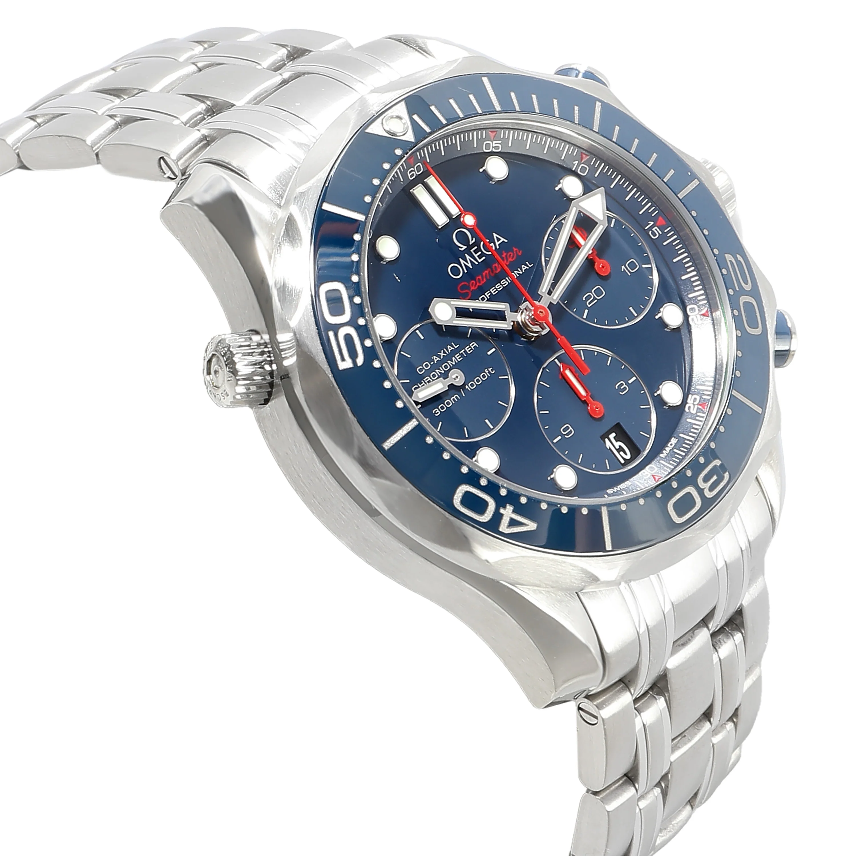 Seamaster Diver Chrono 212.30.42.50.03.001 Mens Watch in Stainless Steel - Image 2