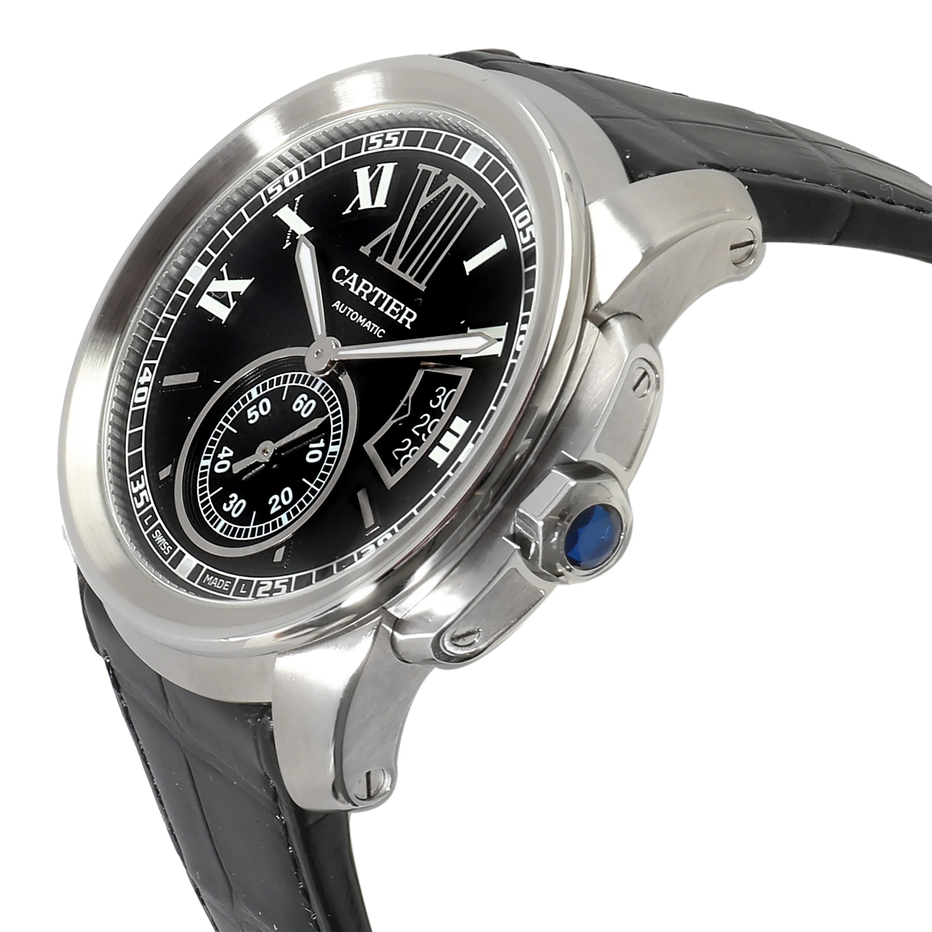 Calibre de Cartier W7100014 Mens Watch in Stainless Steel - Image 3