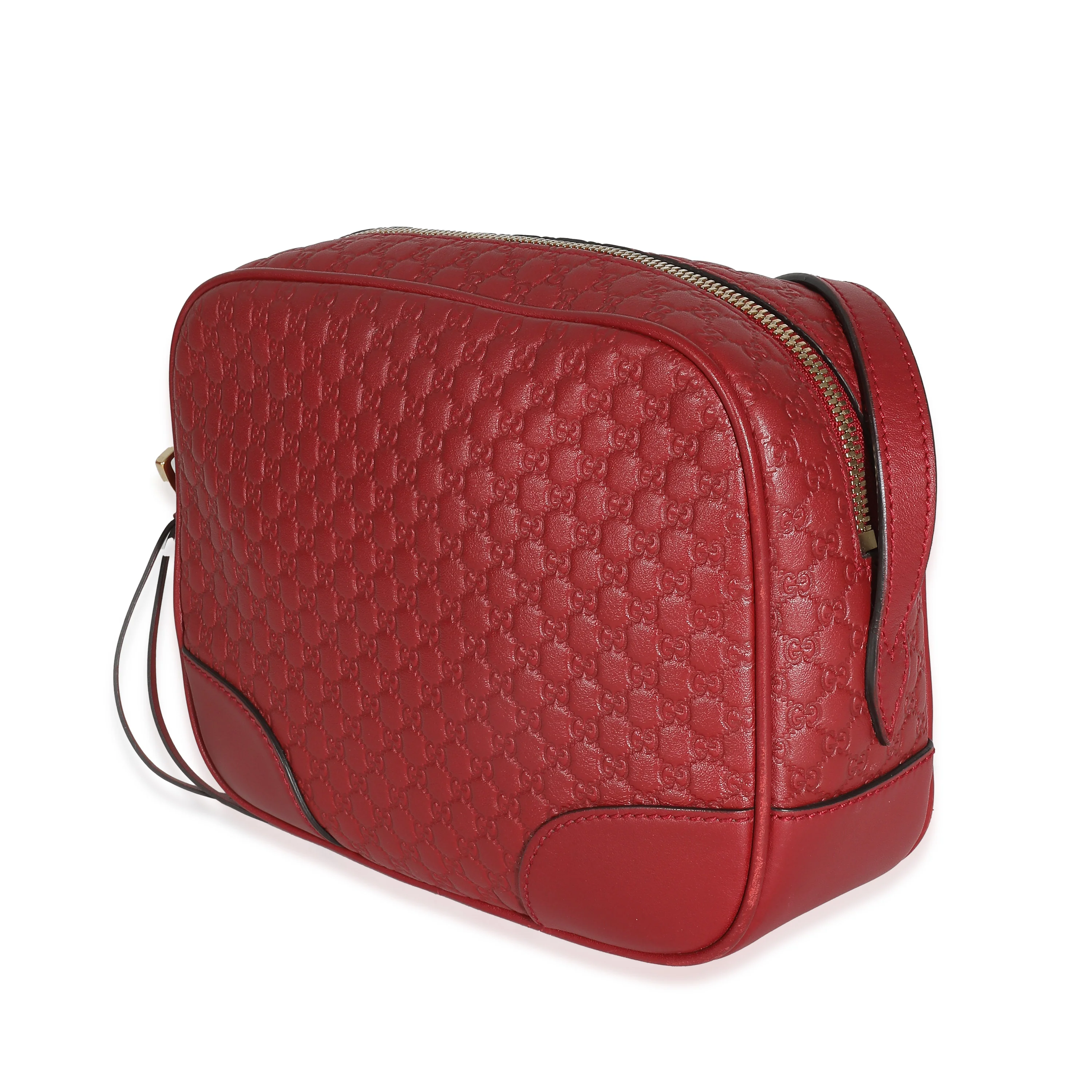 Red Microguccissima Leather Mini Bree Messenger - Image 2