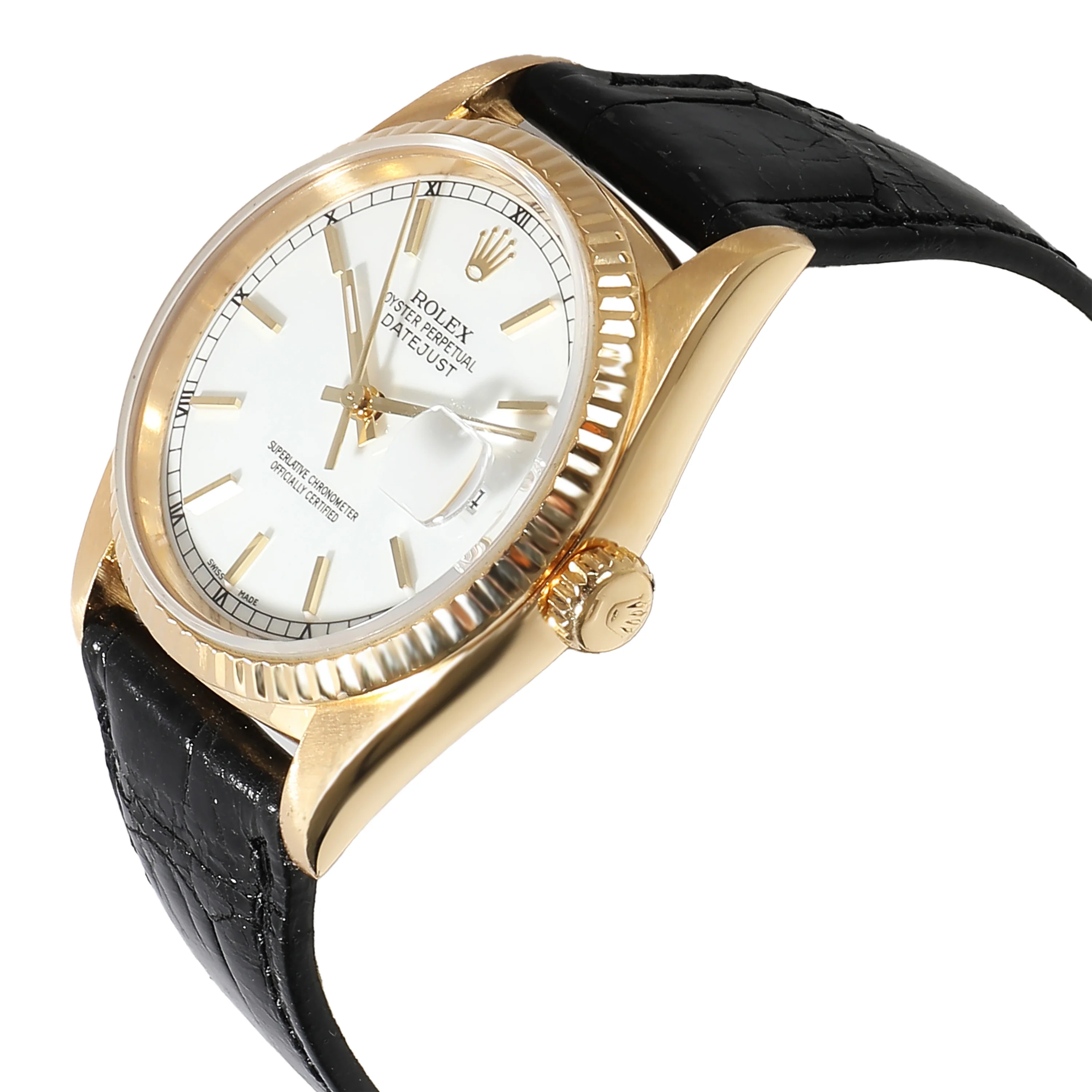 Datejust 16238 Mens Watch in 18kt Yellow Gold - Image 3