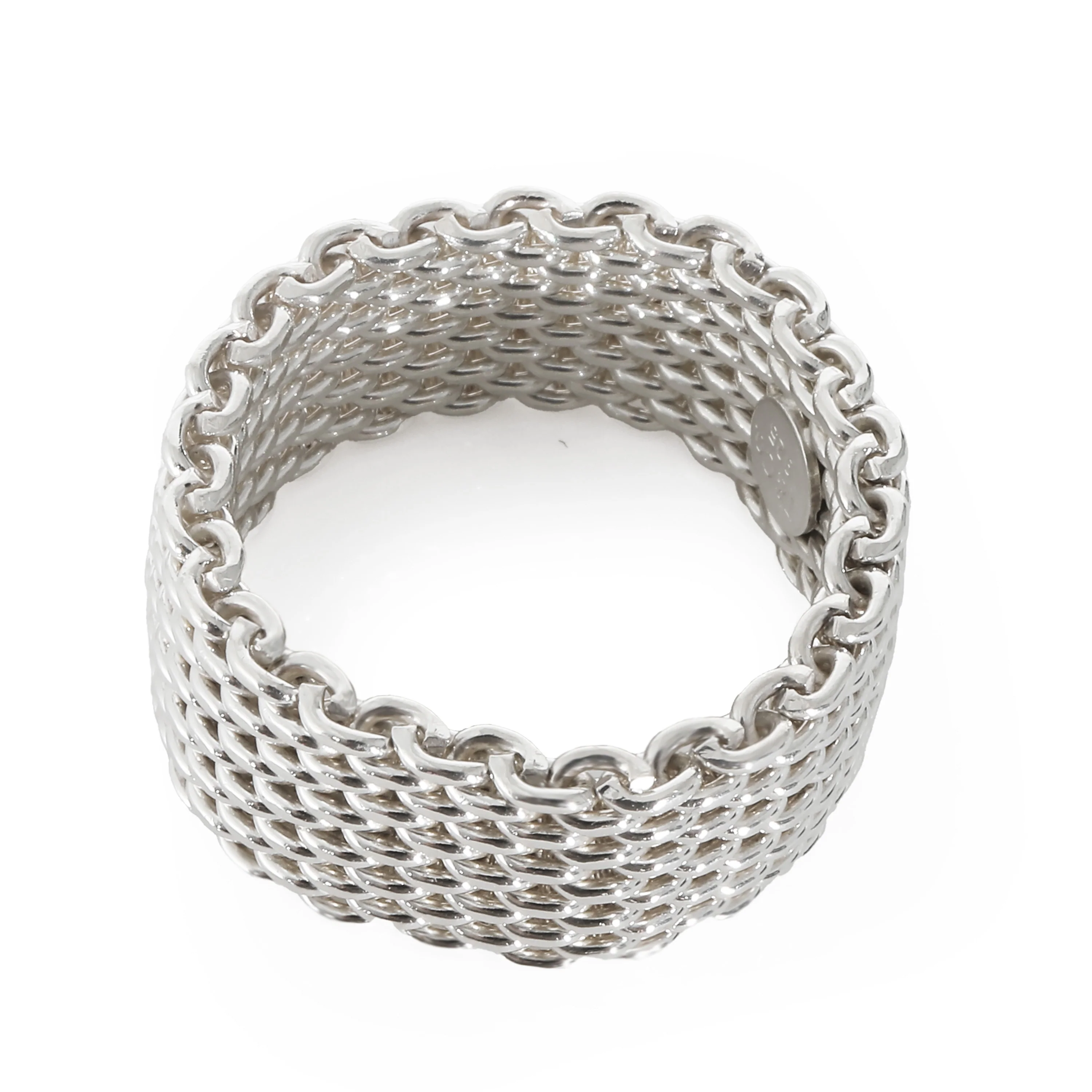 Tiffany & Co. Somerset Mesh Ring in Sterling Silver - Image 2