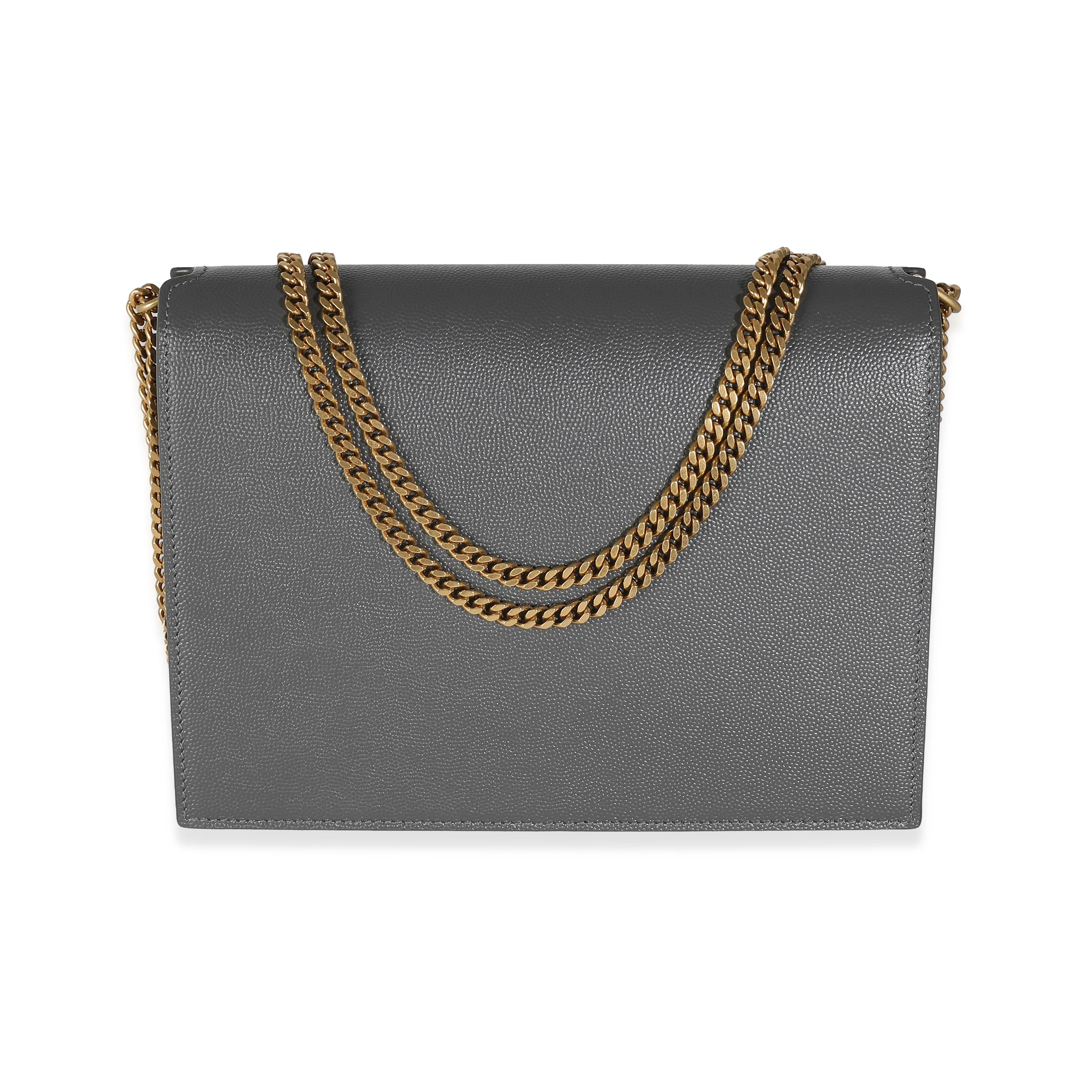 Storm Grey Grain De Poudre Cassandra Monogram Chain - Image 4