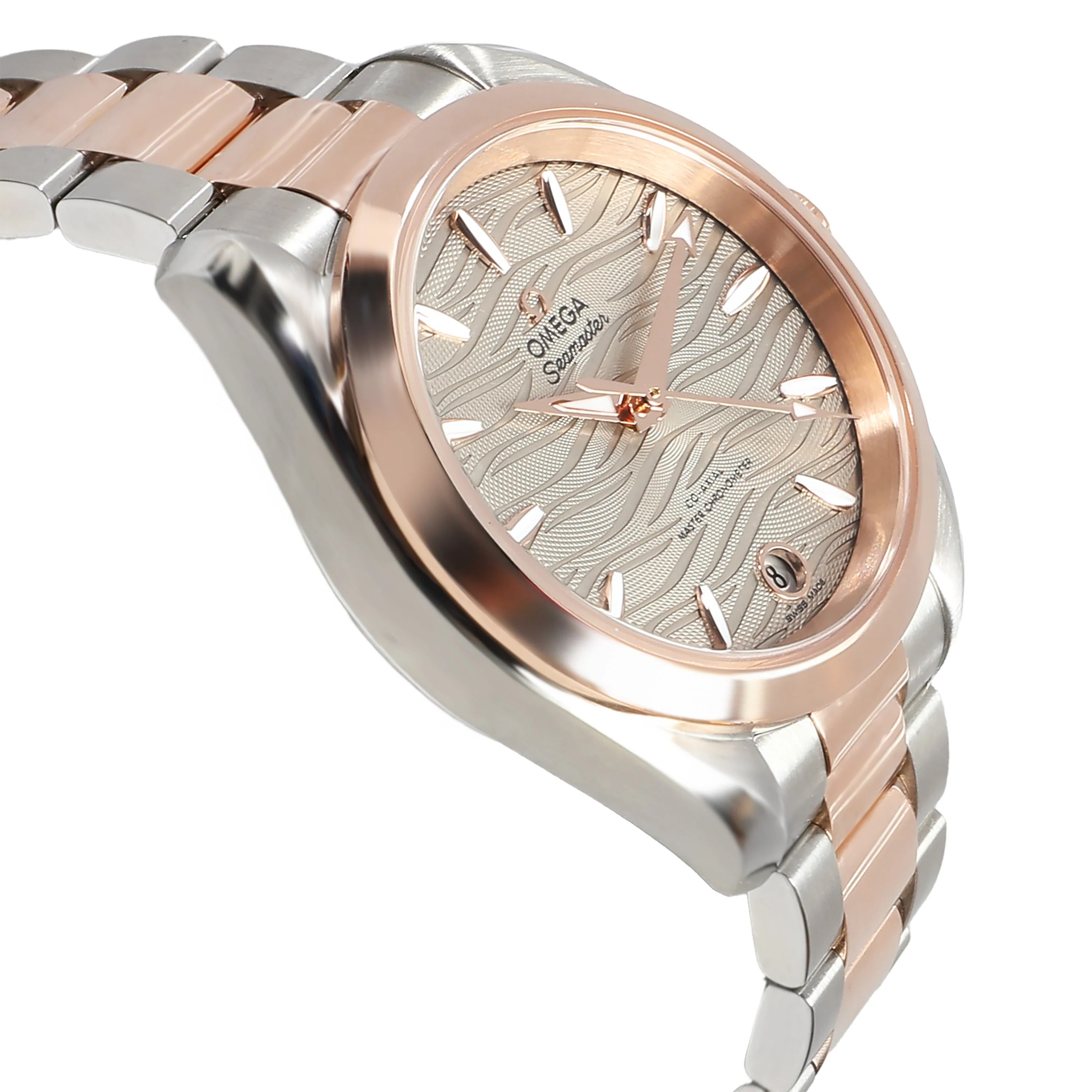 Seamaster Aqua Terra 220.20.34.20.06.001 Womens Watch in 18kt Gold/Steel - Image 2