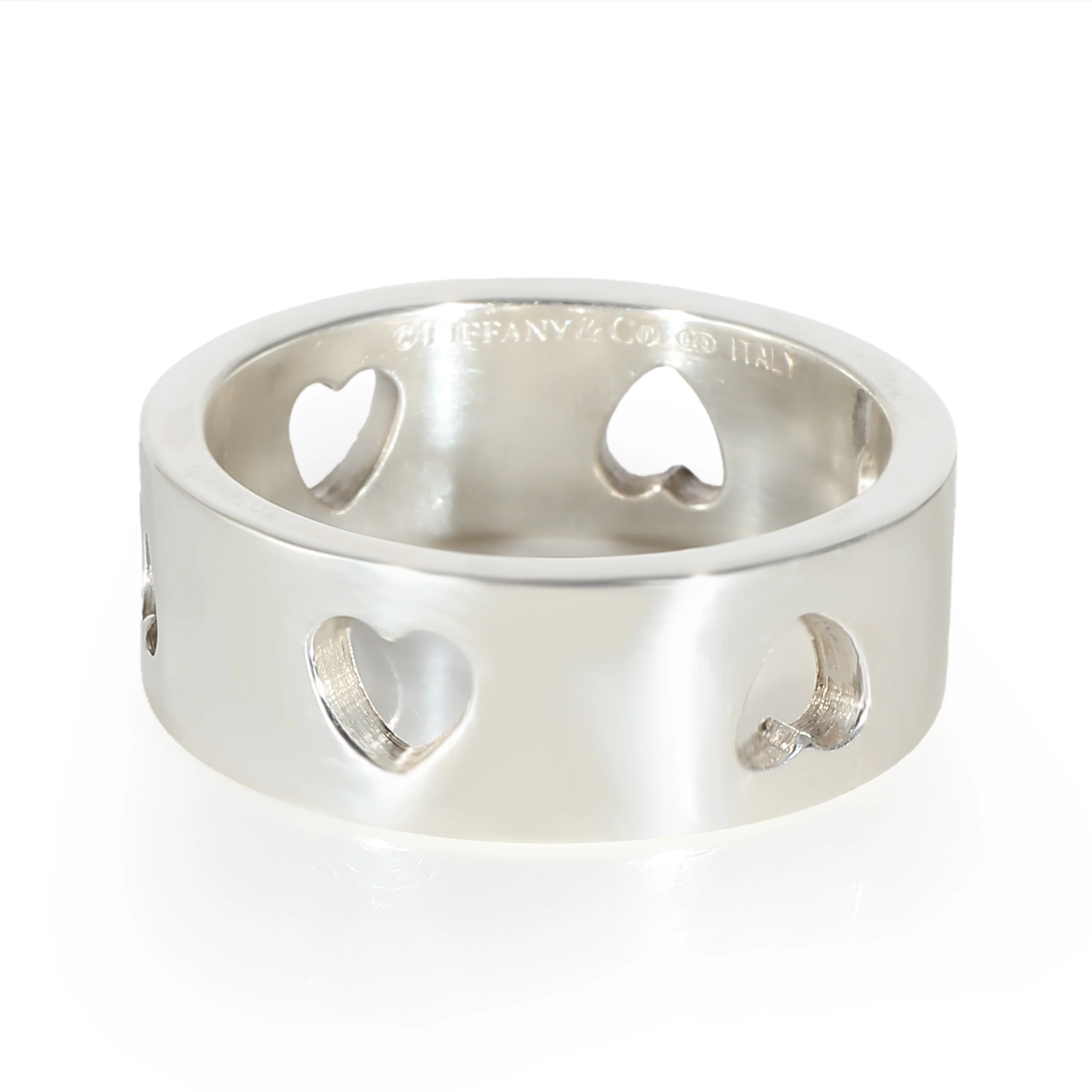 Tiffany & Co. Heart Cut Out Ring in Sterling Silver