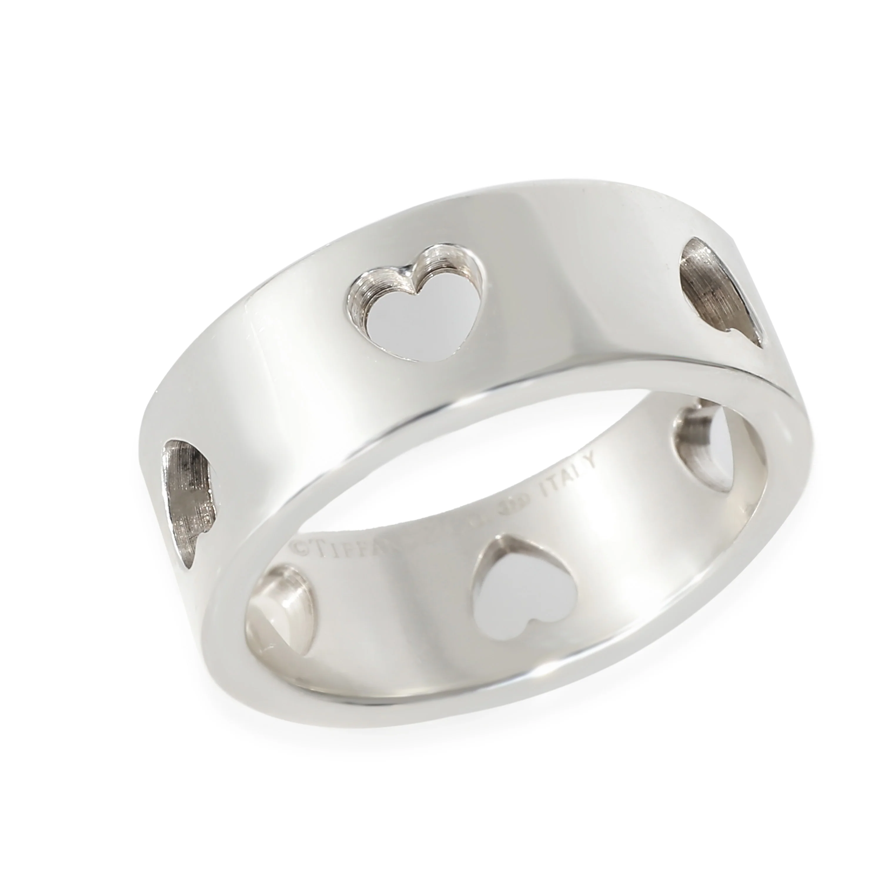 Tiffany & Co. Heart Cut Out Ring in Sterling Silver - Image 4