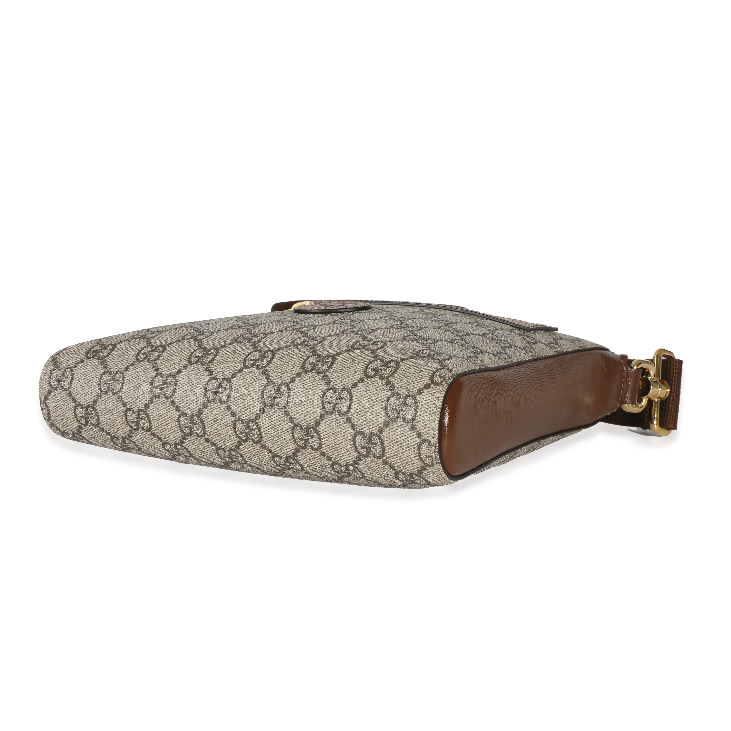 Gucci Brown GG Supreme Canvas Messenger Bag - Image 6