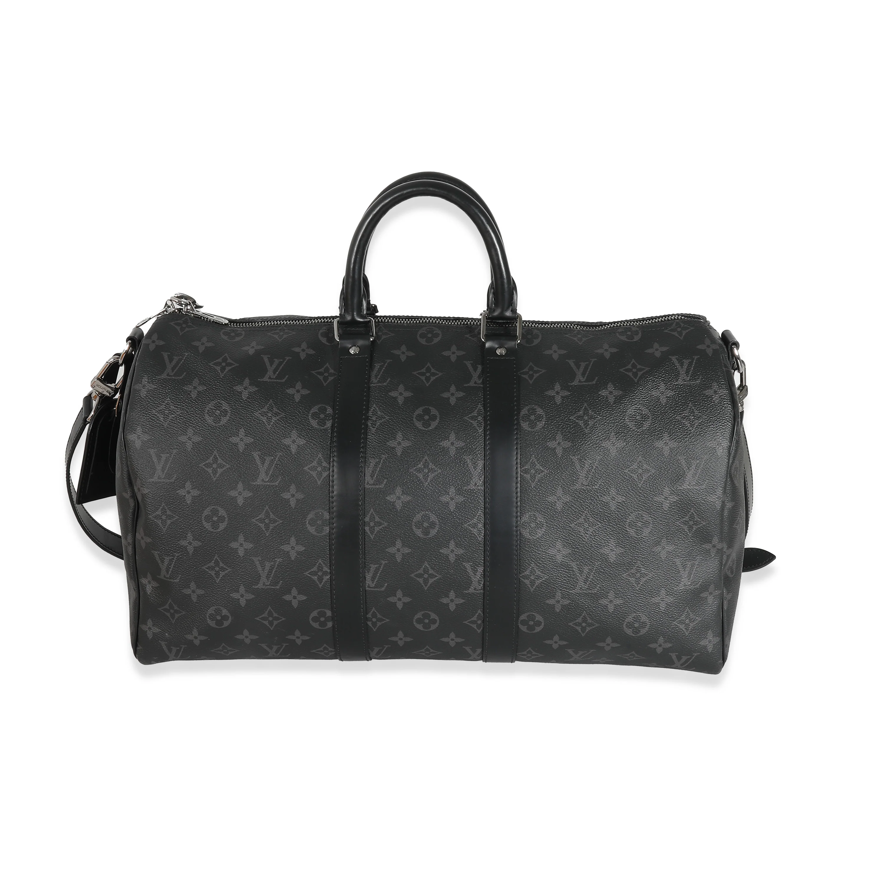 Louis Vuitton Monogram Eclipse Canvas Keepall Bandoulière 45
