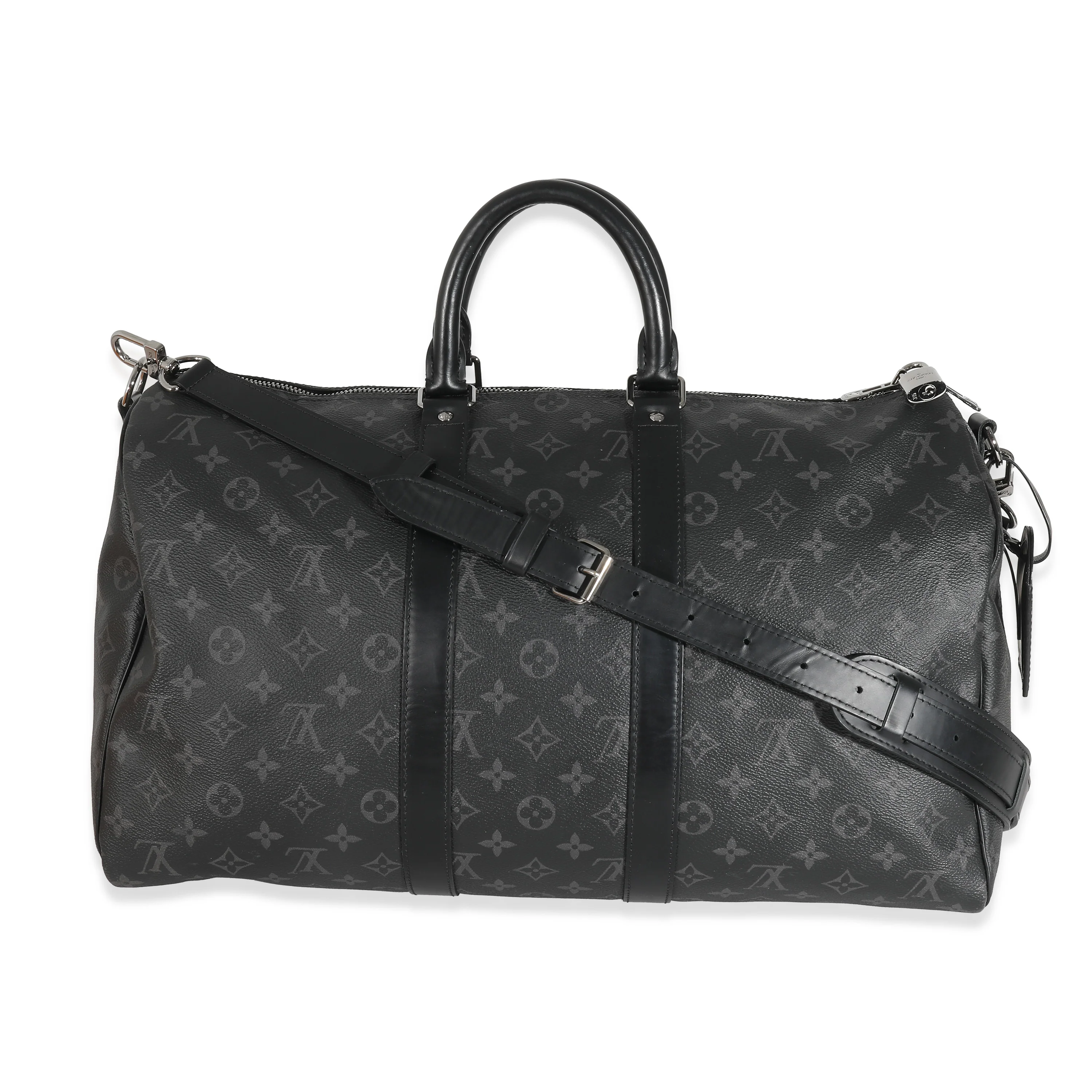 Louis Vuitton Monogram Eclipse Canvas Keepall Bandoulière 45 - Image 5