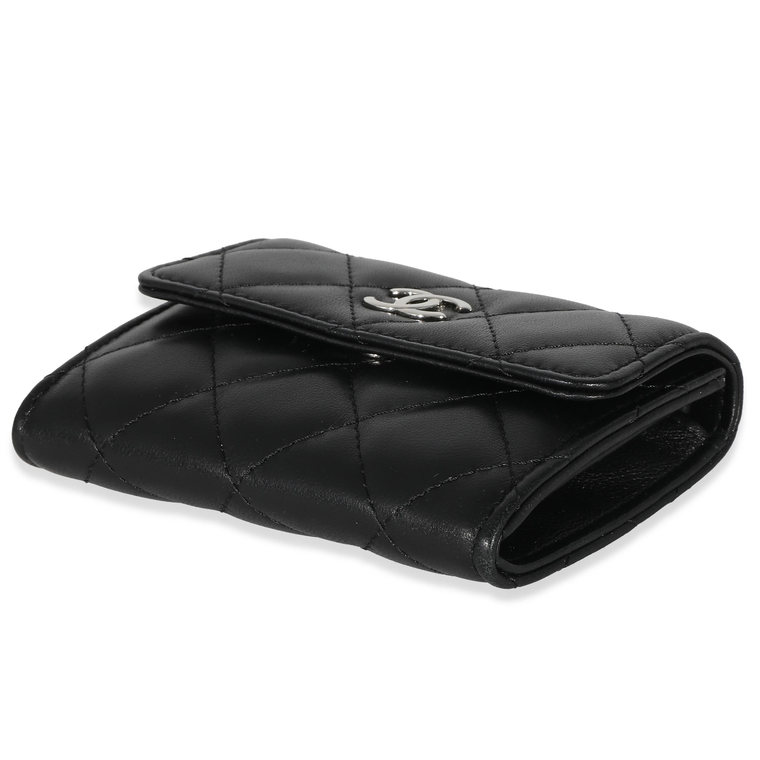 Chanel Black Quilted Lambskin Mini Clutch With Chain - Image 6