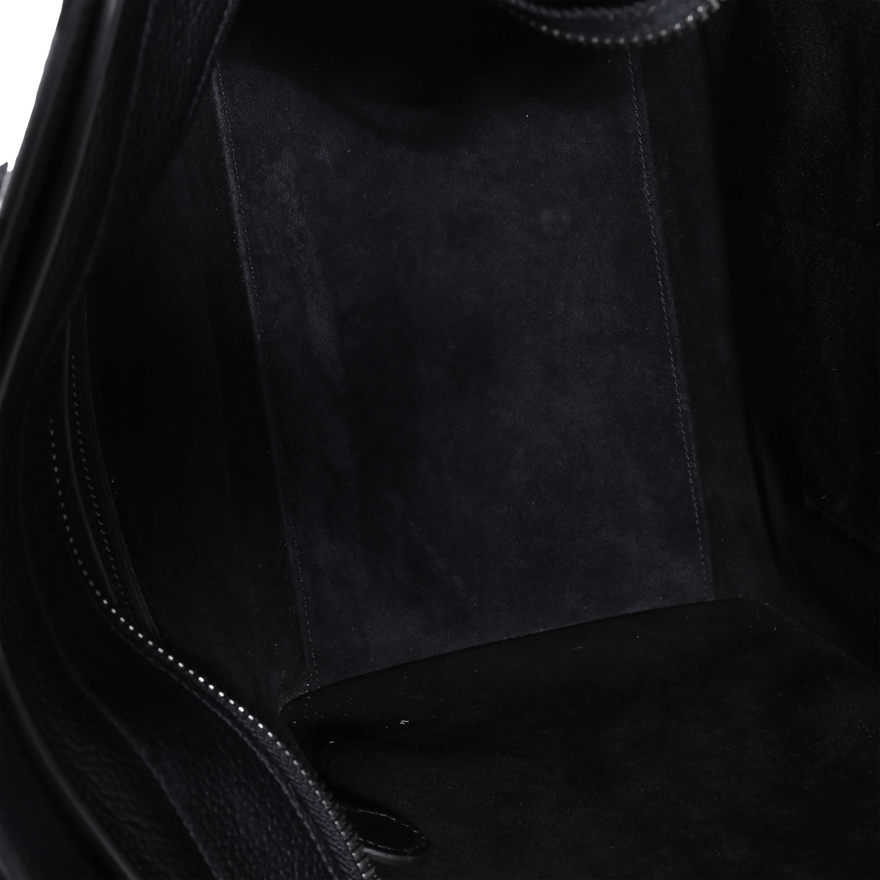 Celine Black Drummed Calfskin Mini Luggage - Image 8