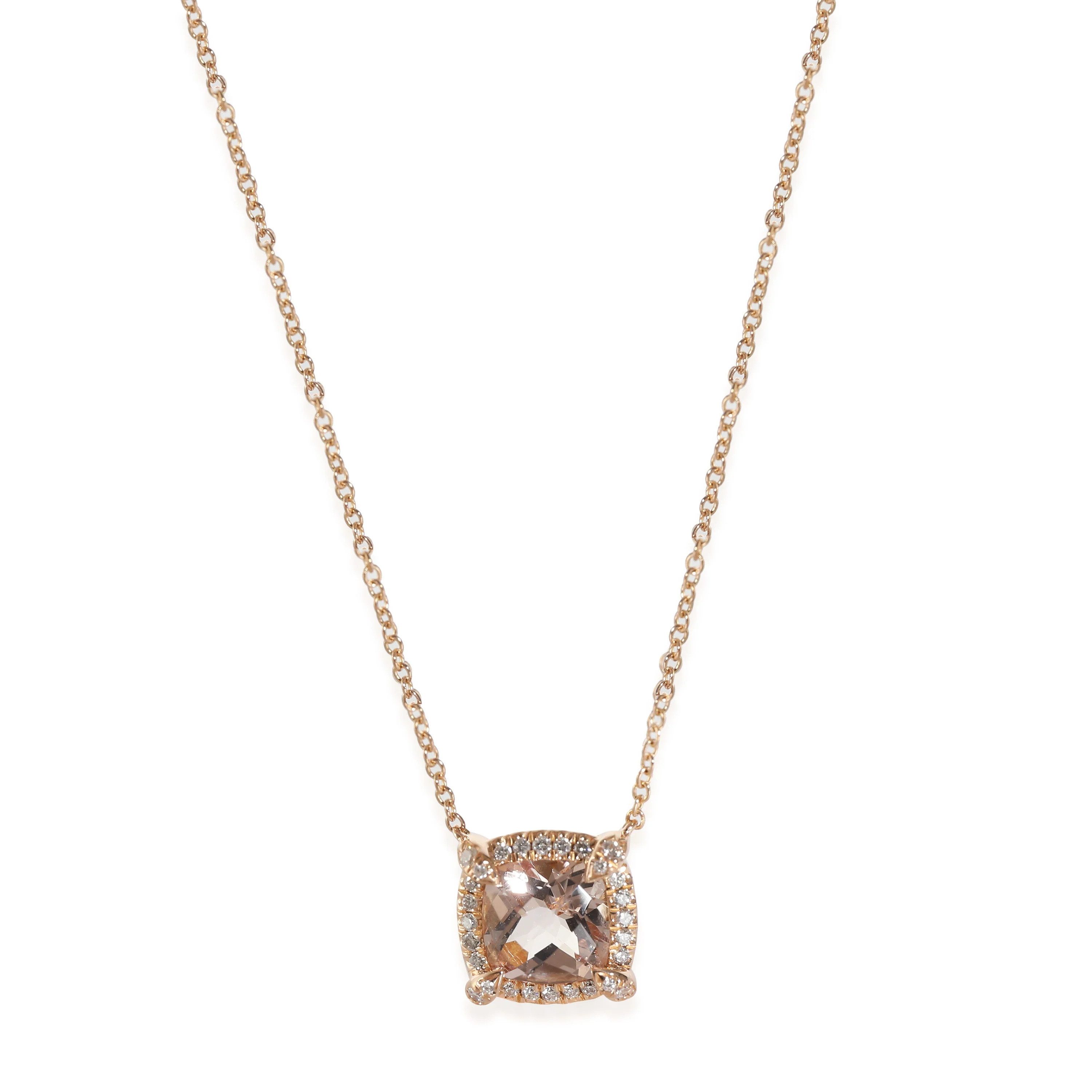 Chatelaine Collection for Women Pendant in 18K Rose Gold 0.12 CTW - Image 2