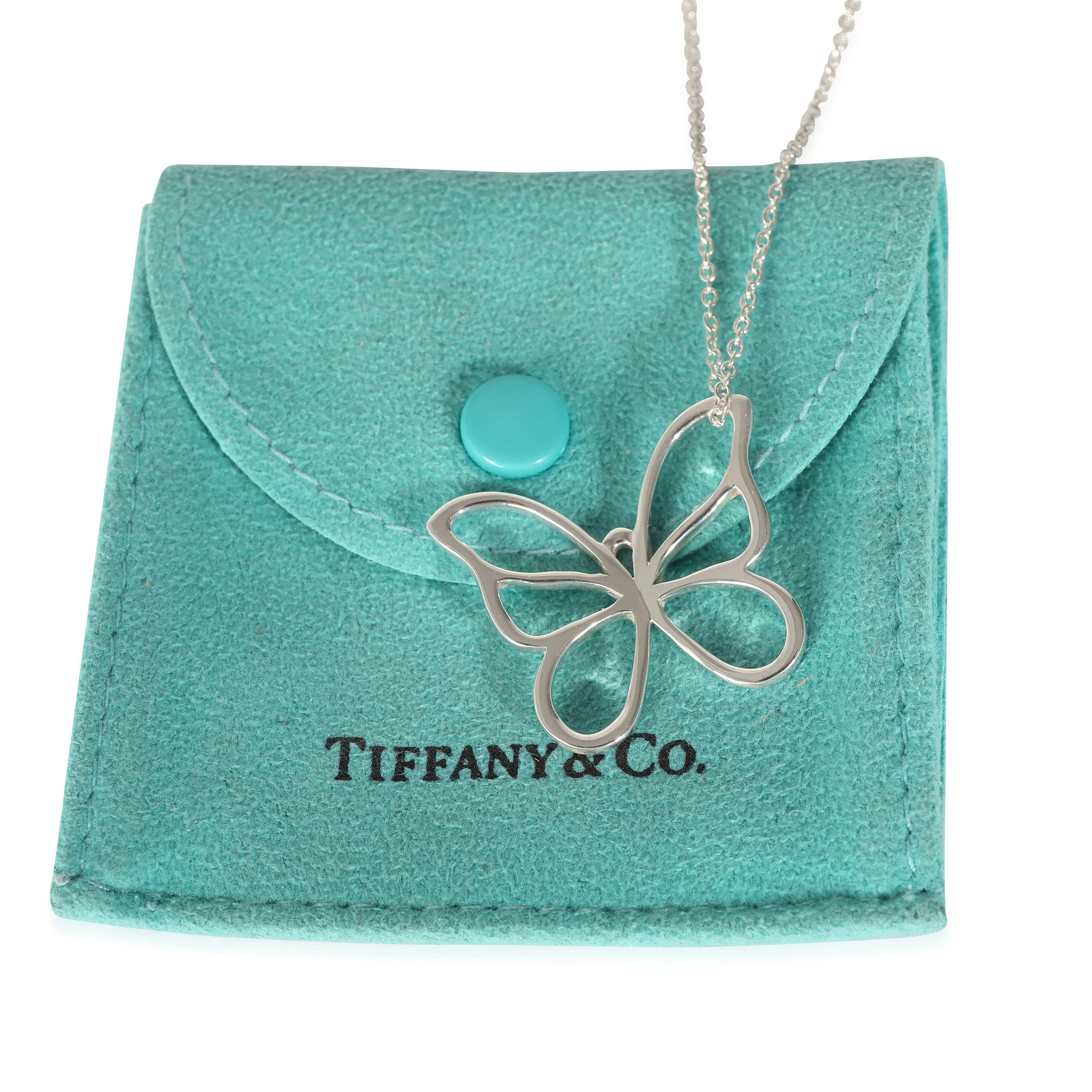 Butterfly Pendant in  Sterling Silver on a Chain - Image 6