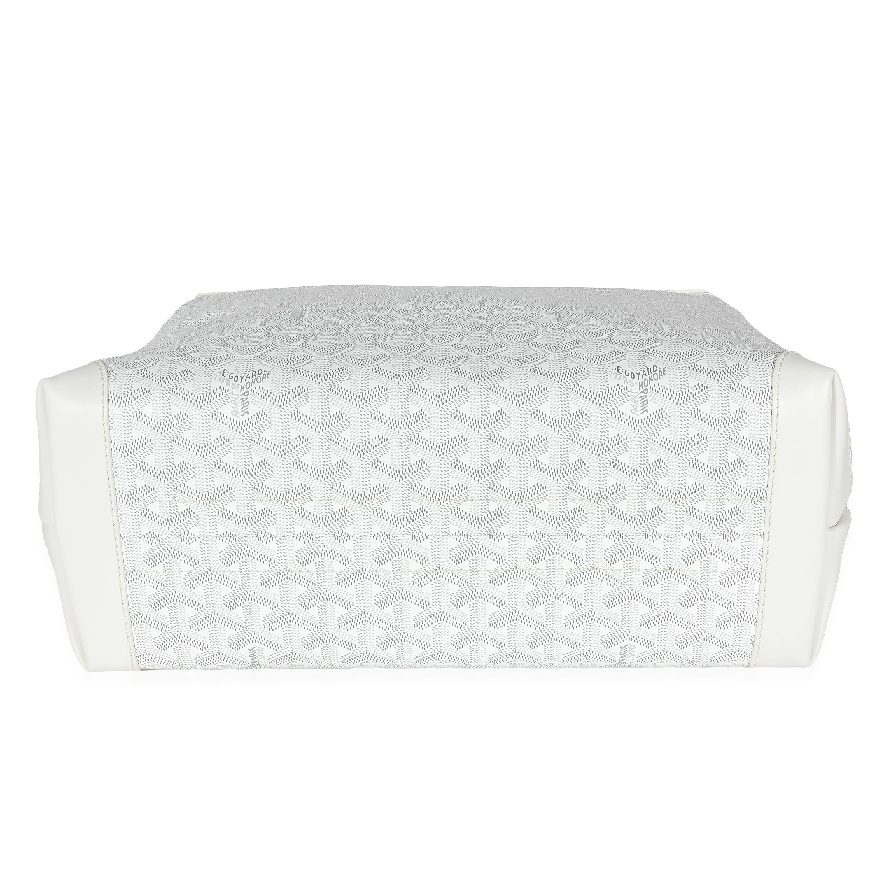 Goyard Blanc Goyardine Canvas Bellechasse PM - Image 7
