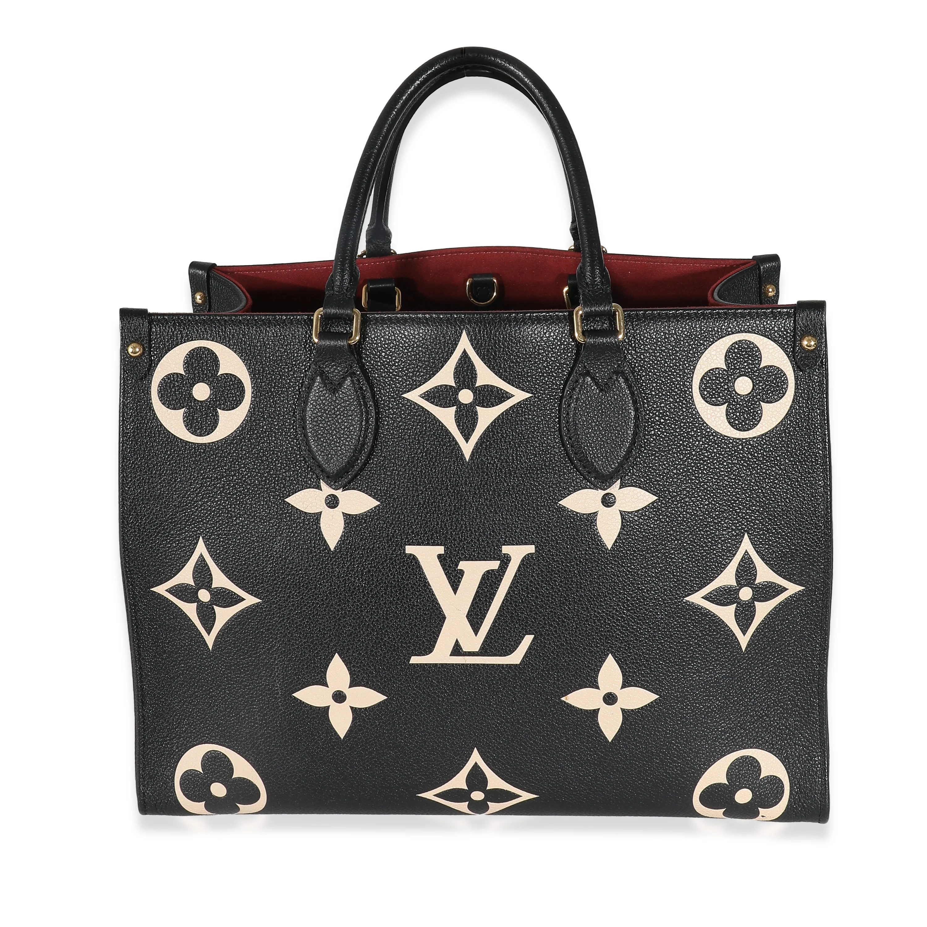 Black Beige Empreinte Monogram Giant Onthego MM