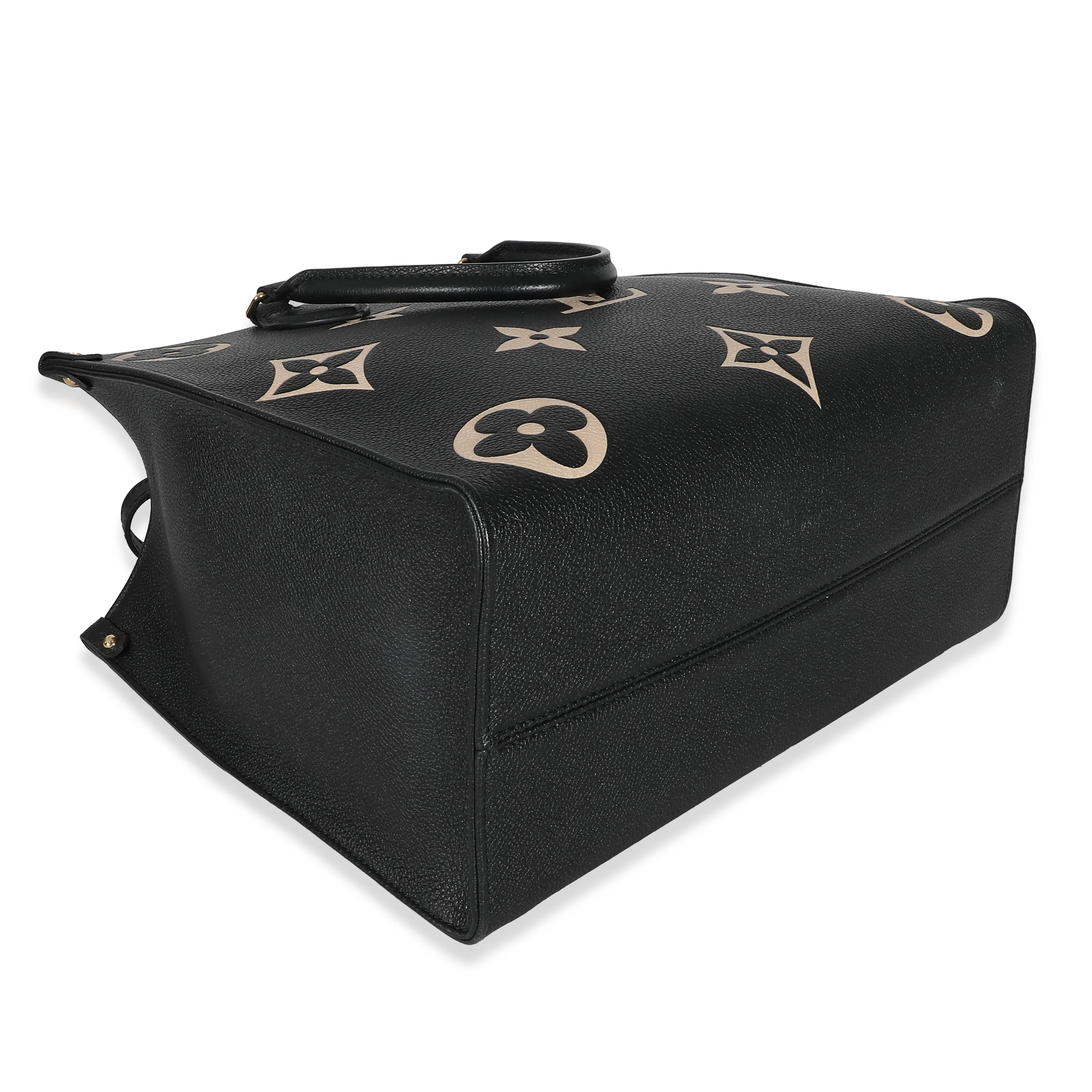 Black Beige Empreinte Monogram Giant Onthego MM - Image 8