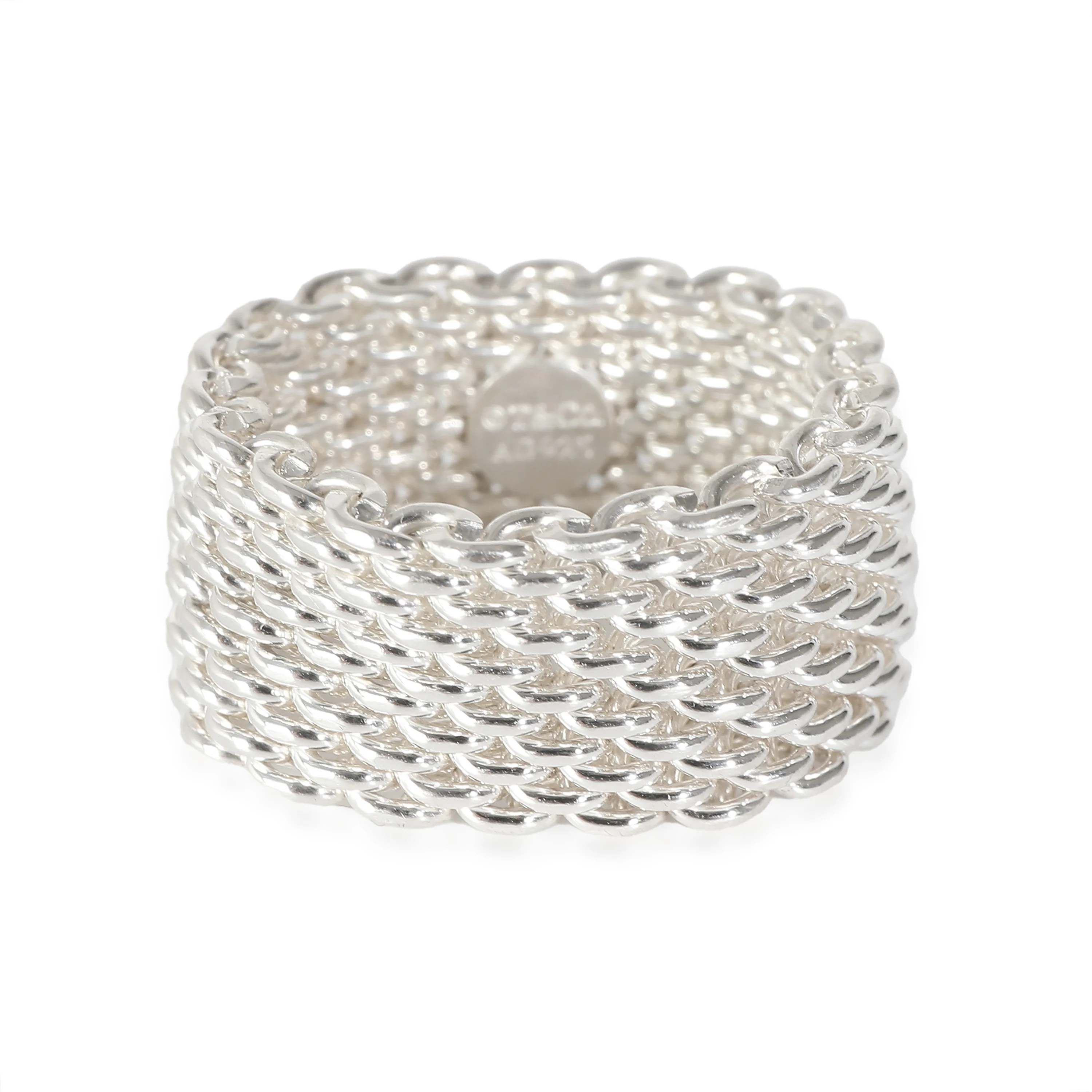Somerset Mesh Ring in  Sterling Silver