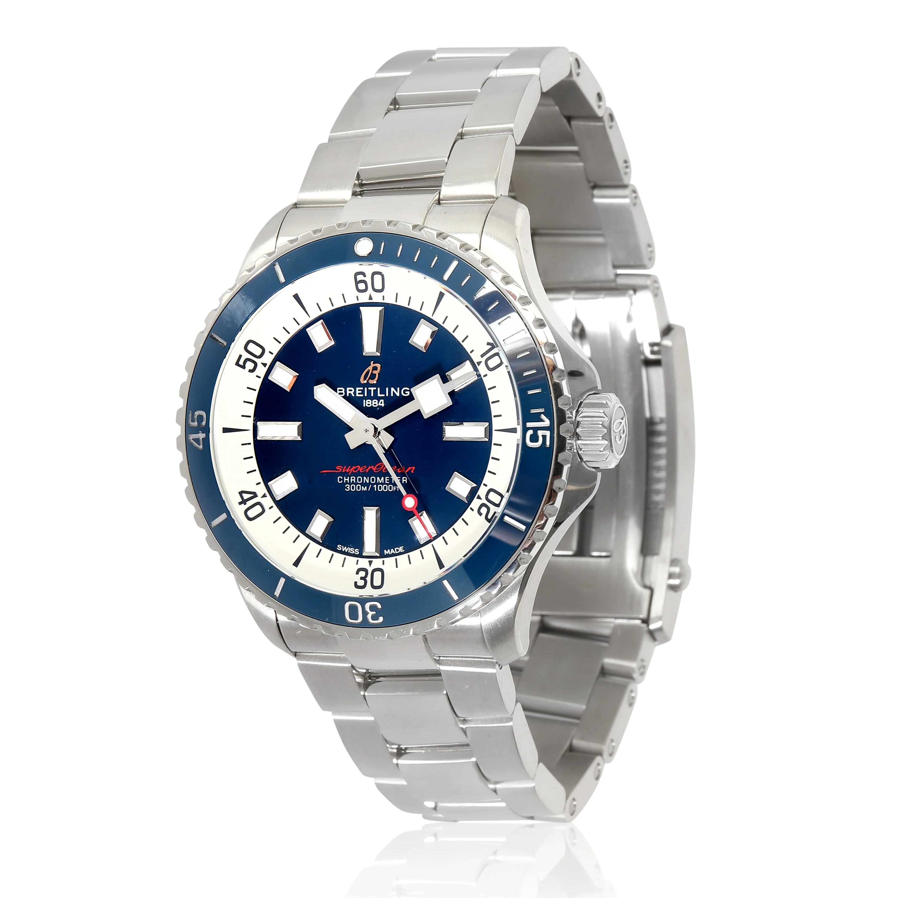 Superocean 42 A17375E71C1A1 Mens Watch in Stainless Steel