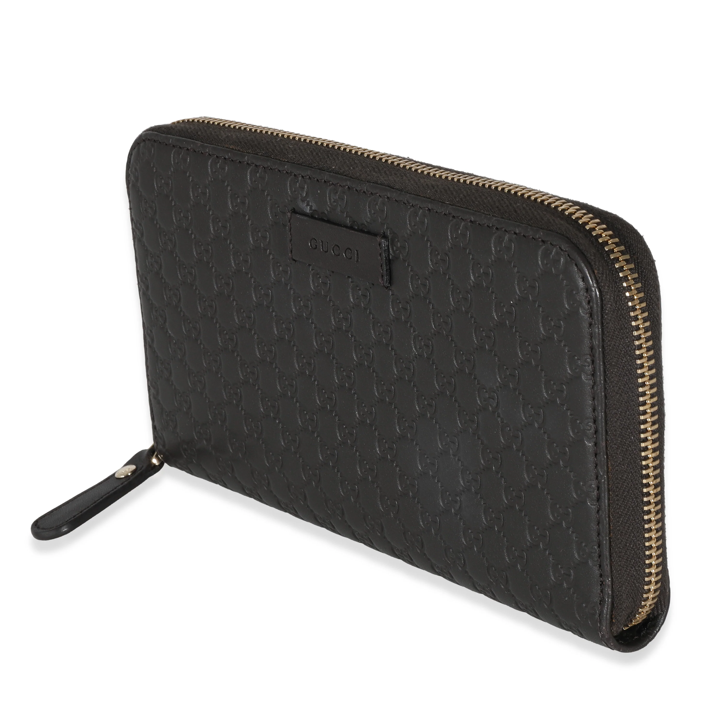 Gucci Brown Guccissima Long Continental Zip Around Wallet - Image 2