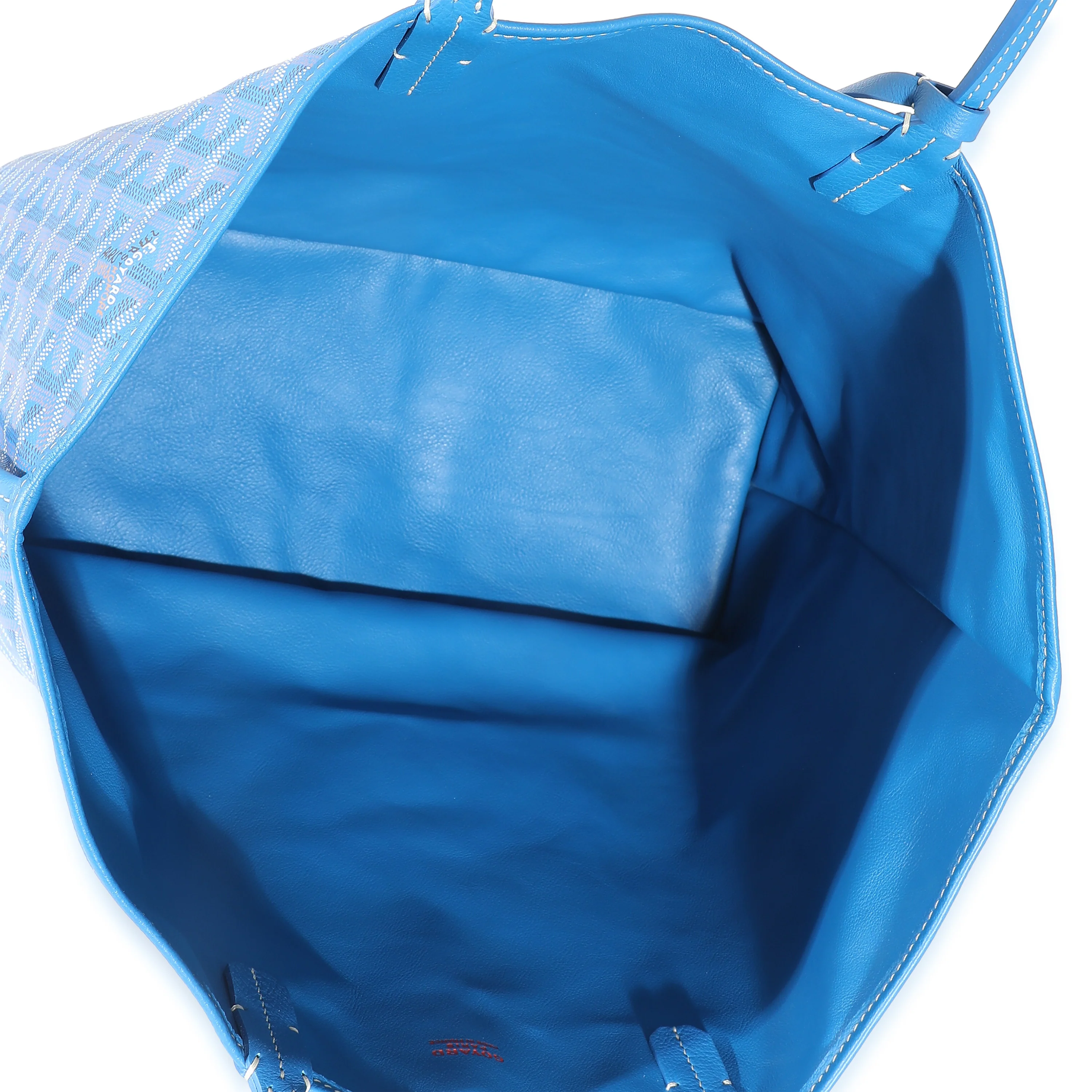 Goyard Blue Goyardine Canvas Reversible Anjou PM - Image 8