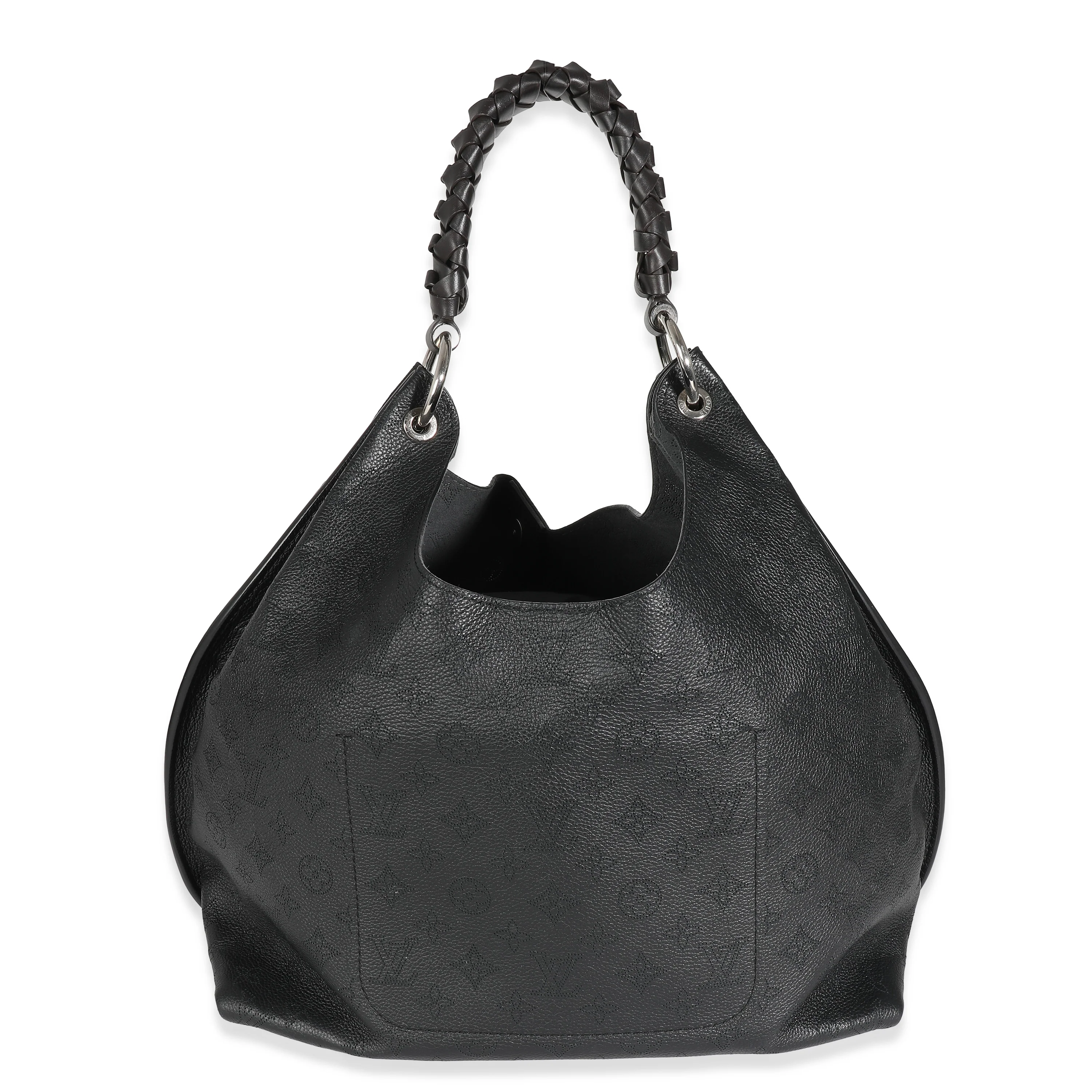 Black Monogram Mahina Carmel Hobo - Image 4