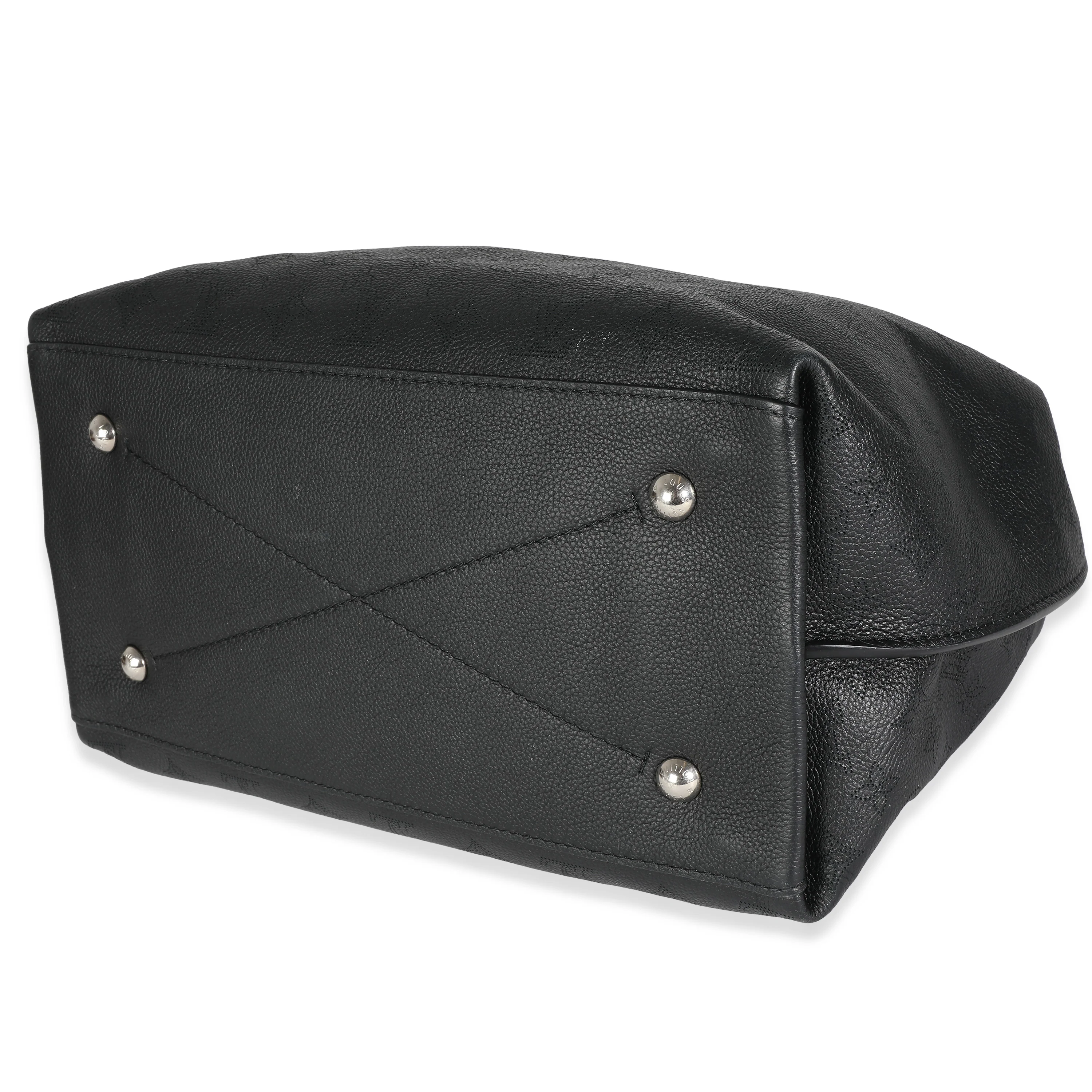 Black Monogram Mahina Carmel Hobo - Image 6