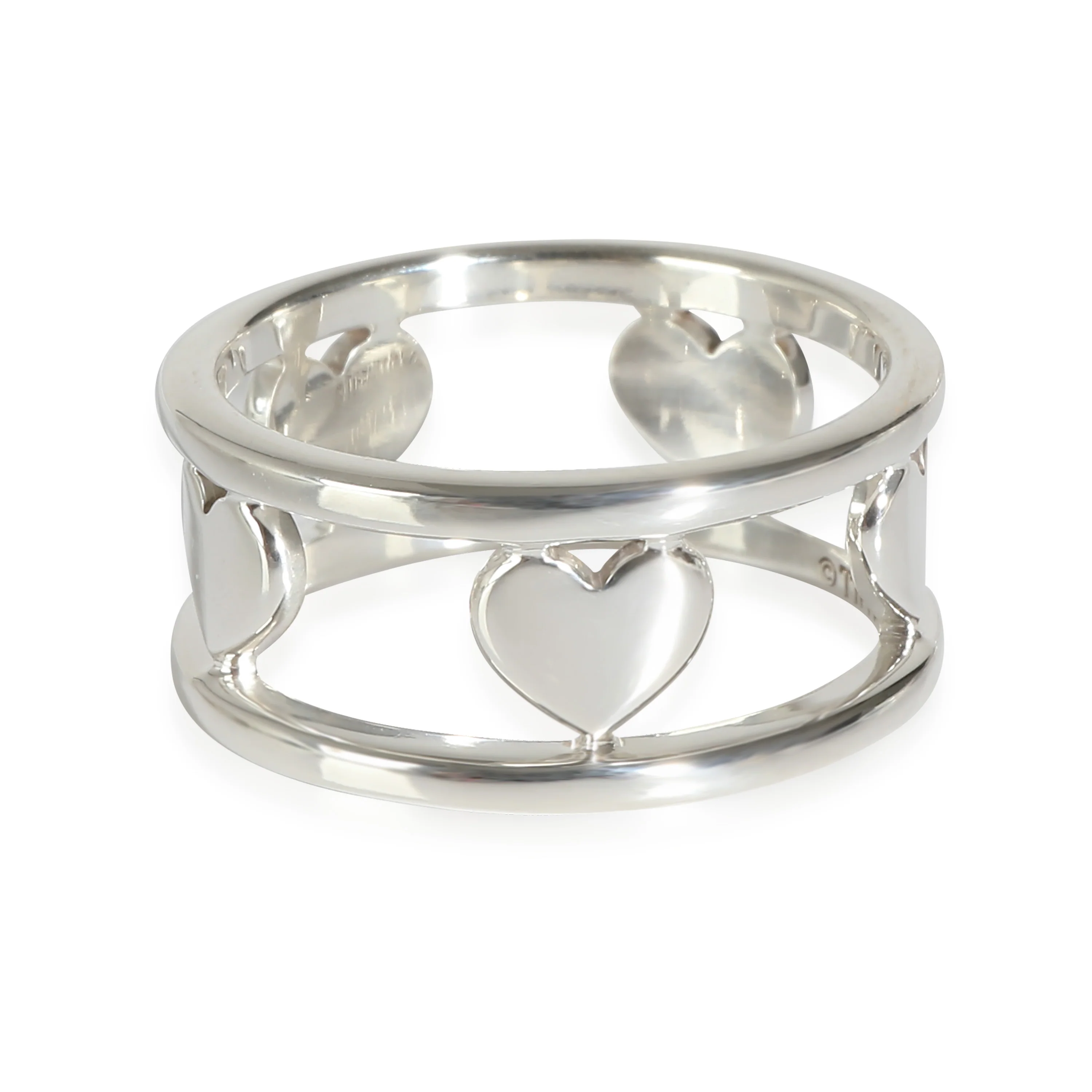 Cutout Heart Ring in Sterling Silver - Image 3