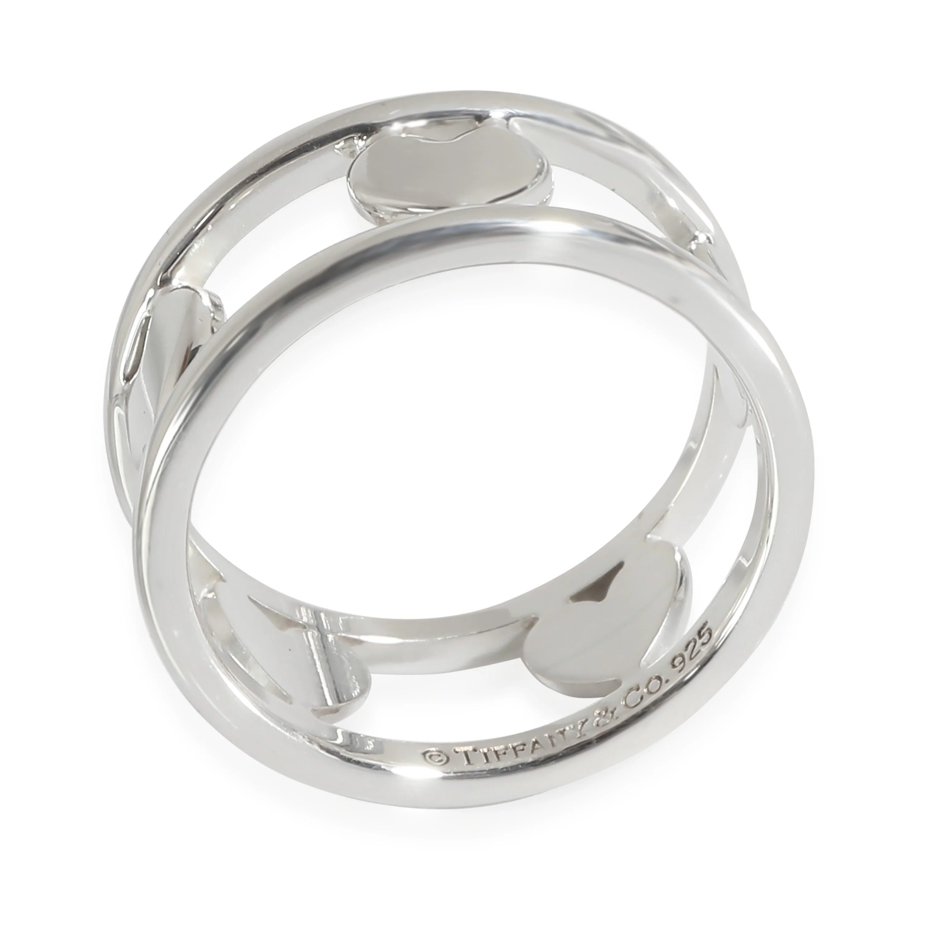 Cutout Heart Ring in Sterling Silver - Image 4