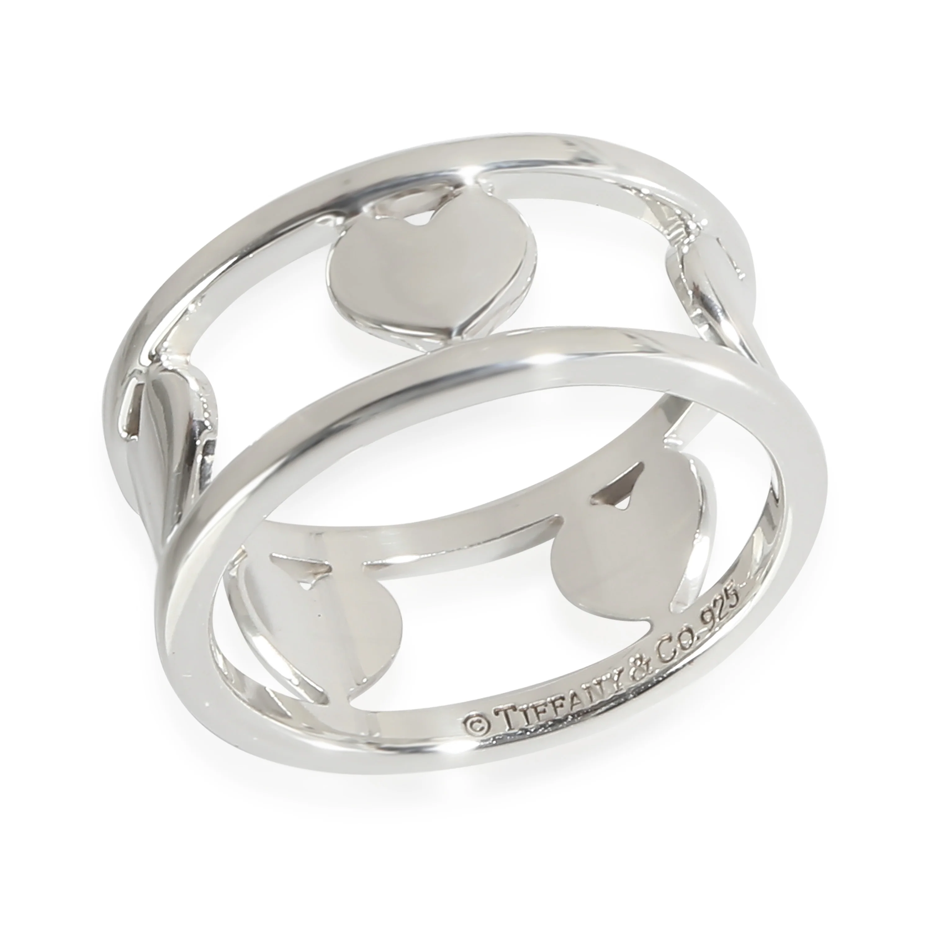 Cutout Heart Ring in Sterling Silver - Image 6