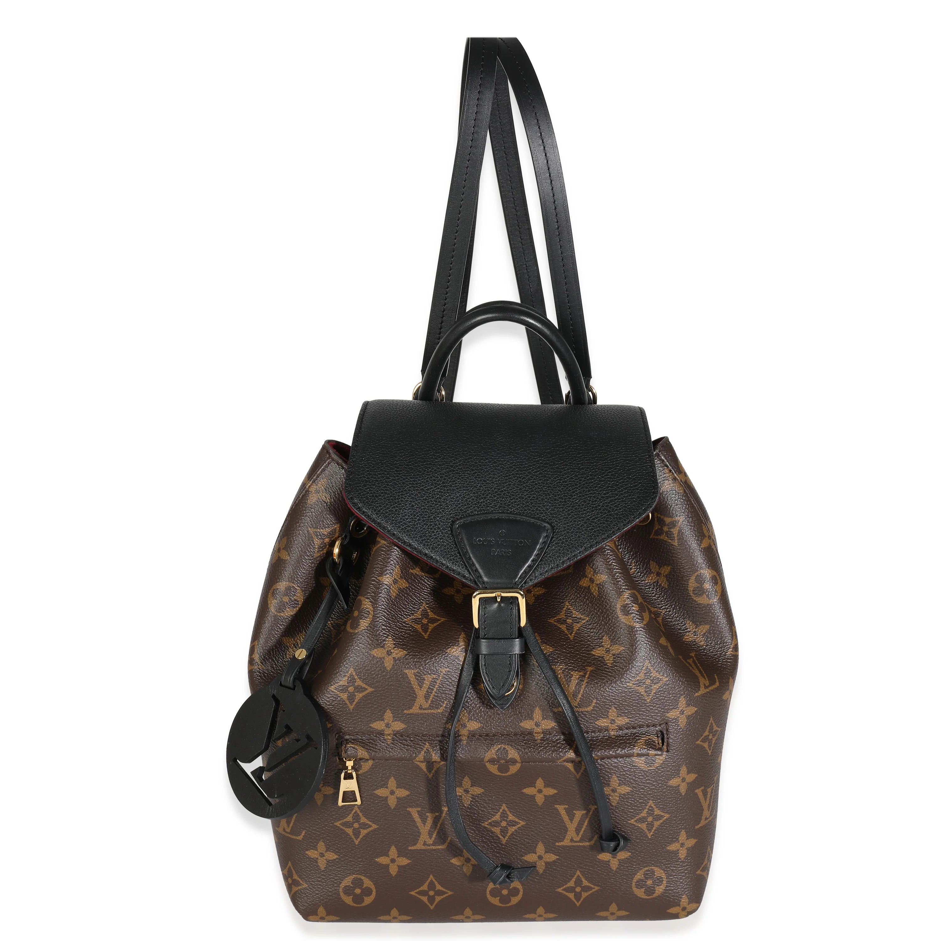 Louis Vuitton Black Monogram Canvas Montsouris Backpack NM