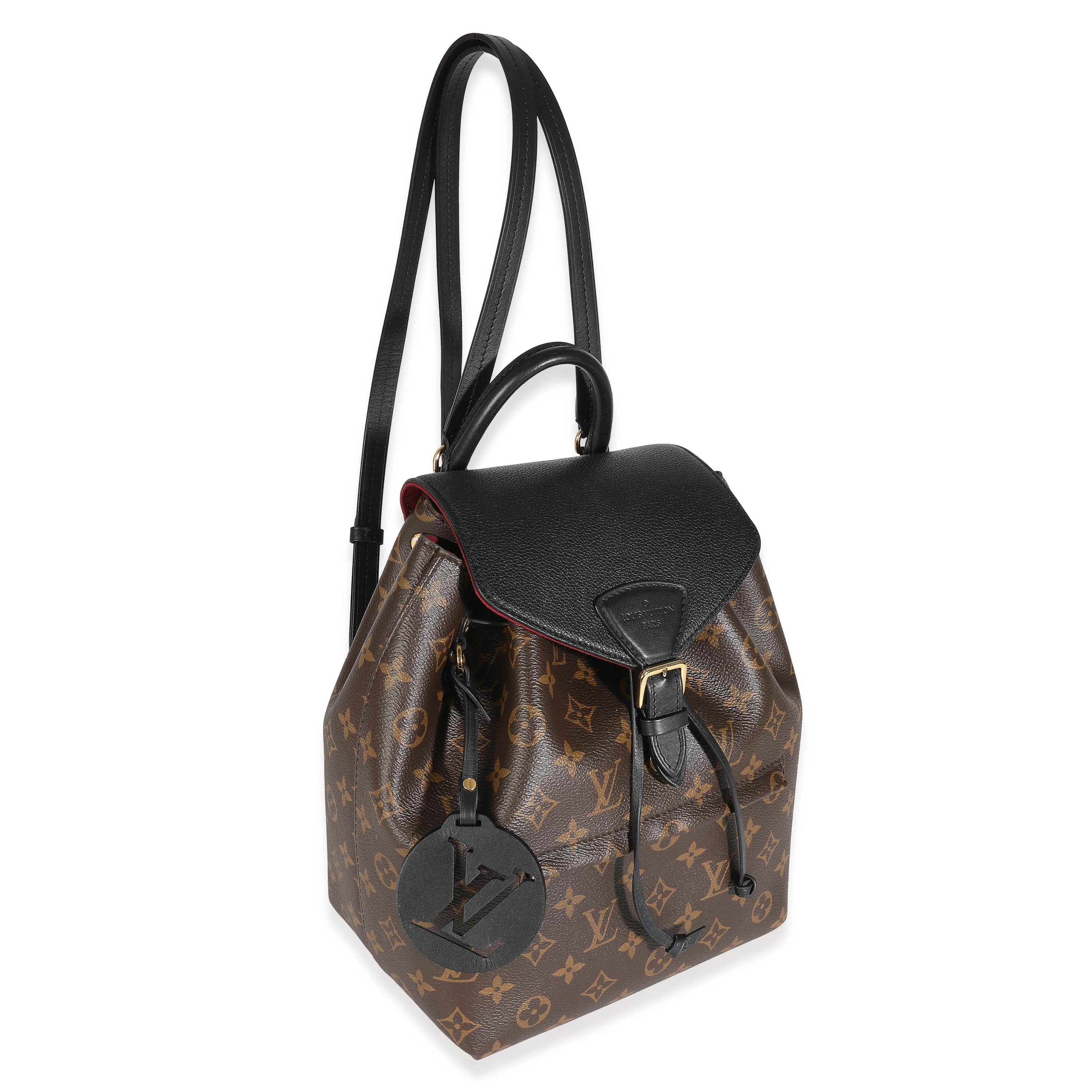 Louis Vuitton Black Monogram Canvas Montsouris Backpack NM - Image 3