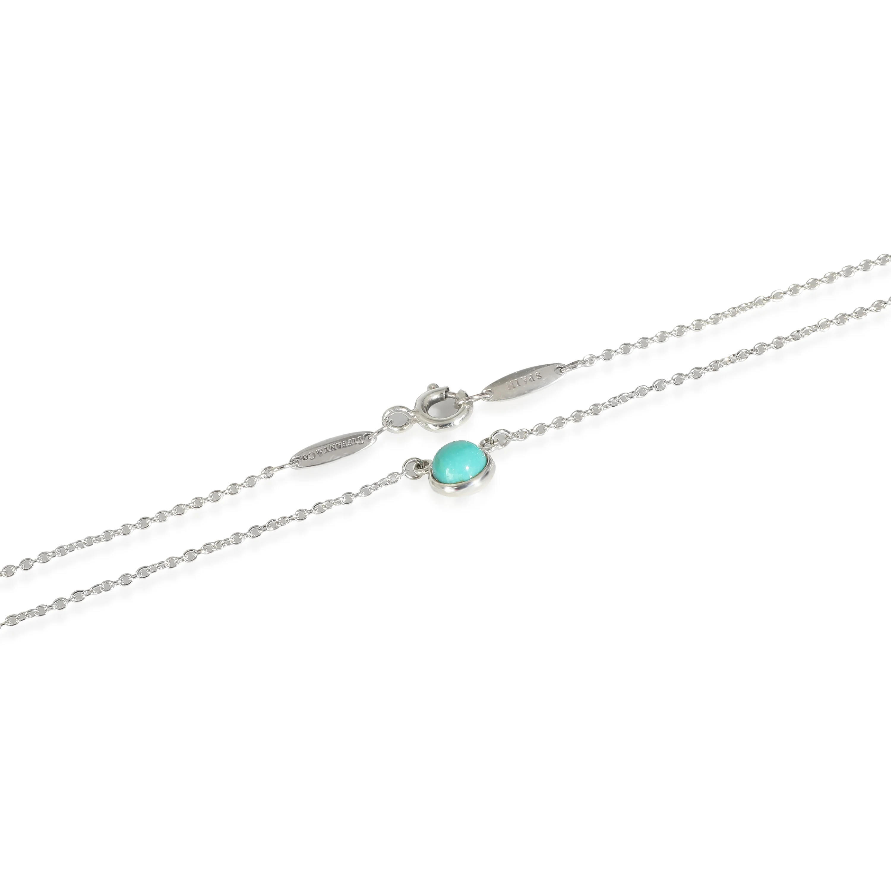 Elsa Peretti Color by the Yard Turquoise Pendant, Sterling Silver - Image 2